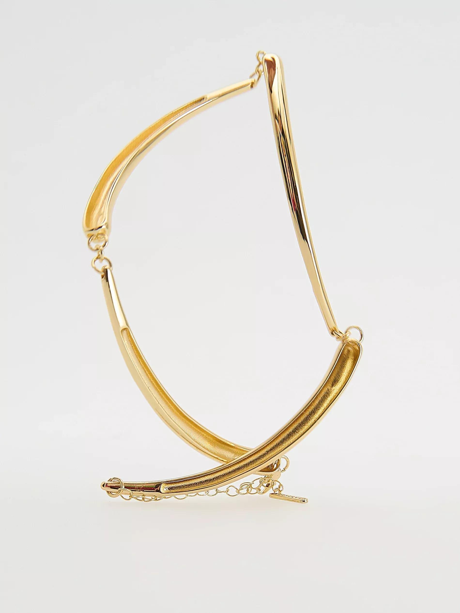 Gold Combined Elements Necklace, Golden, medium