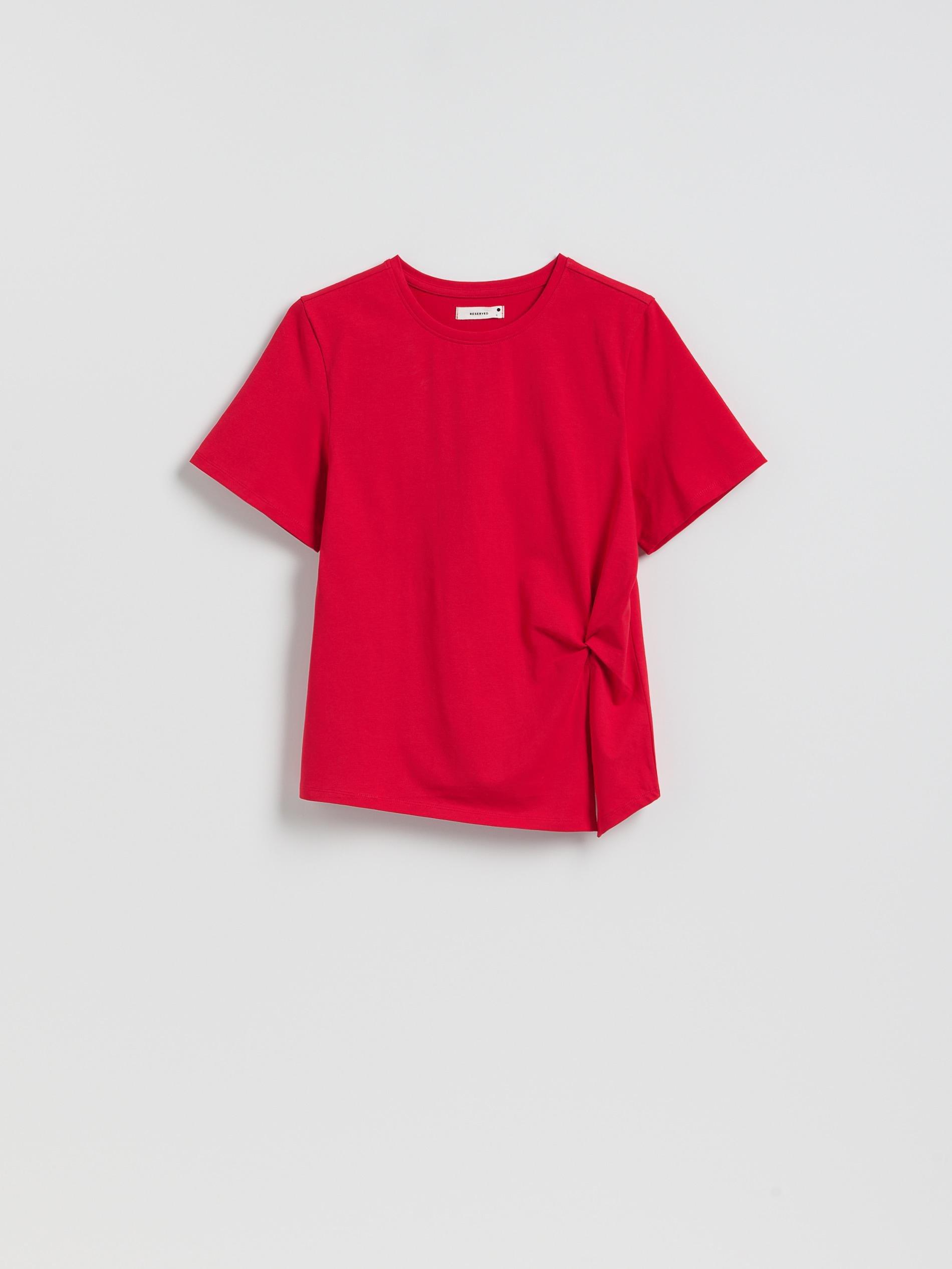 تيشيرت ديكوري التفاصيل أحمر, Red, large image number 4