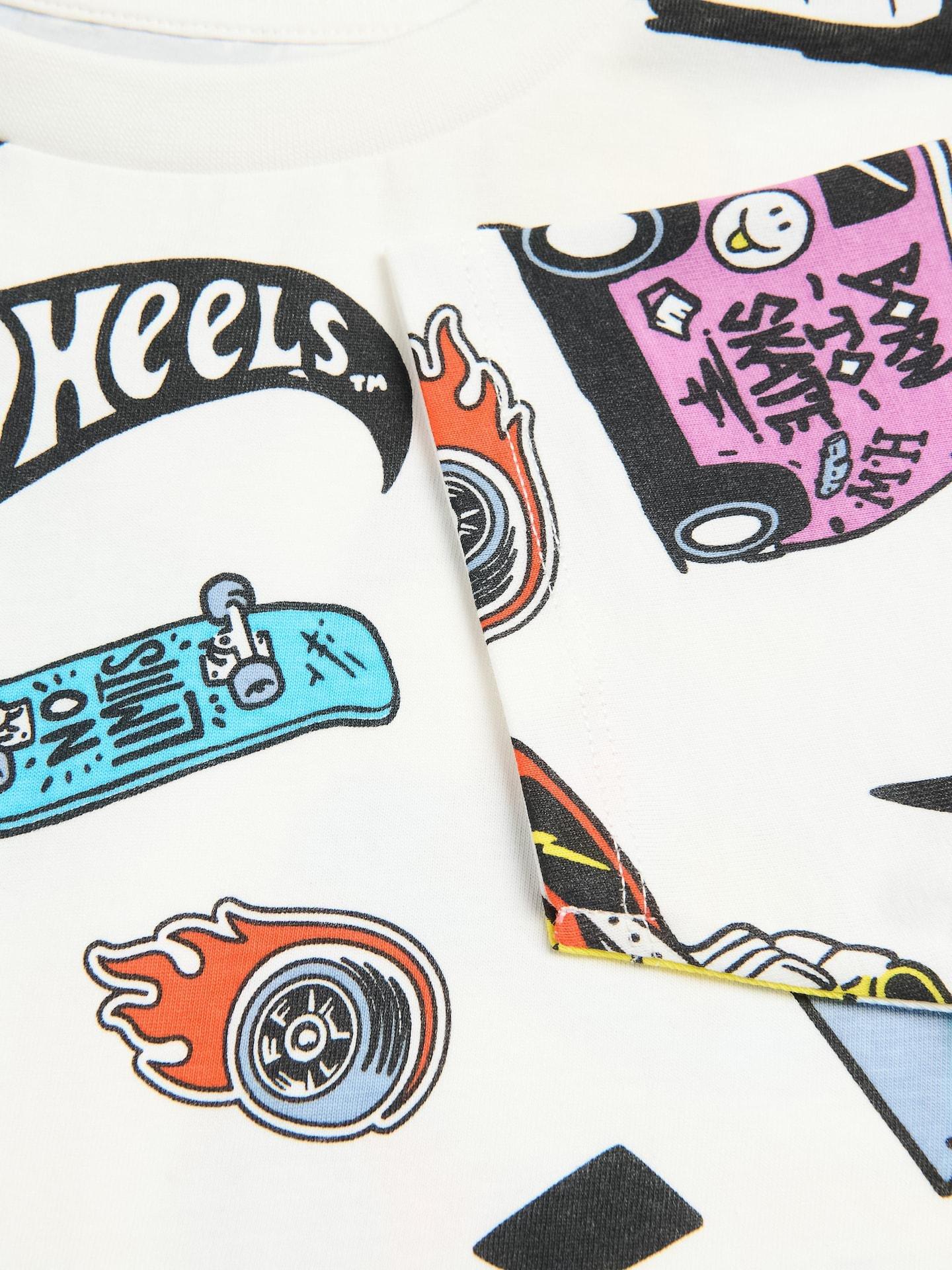 Cream Hot Wheels T-Shirt, Ivory, medium