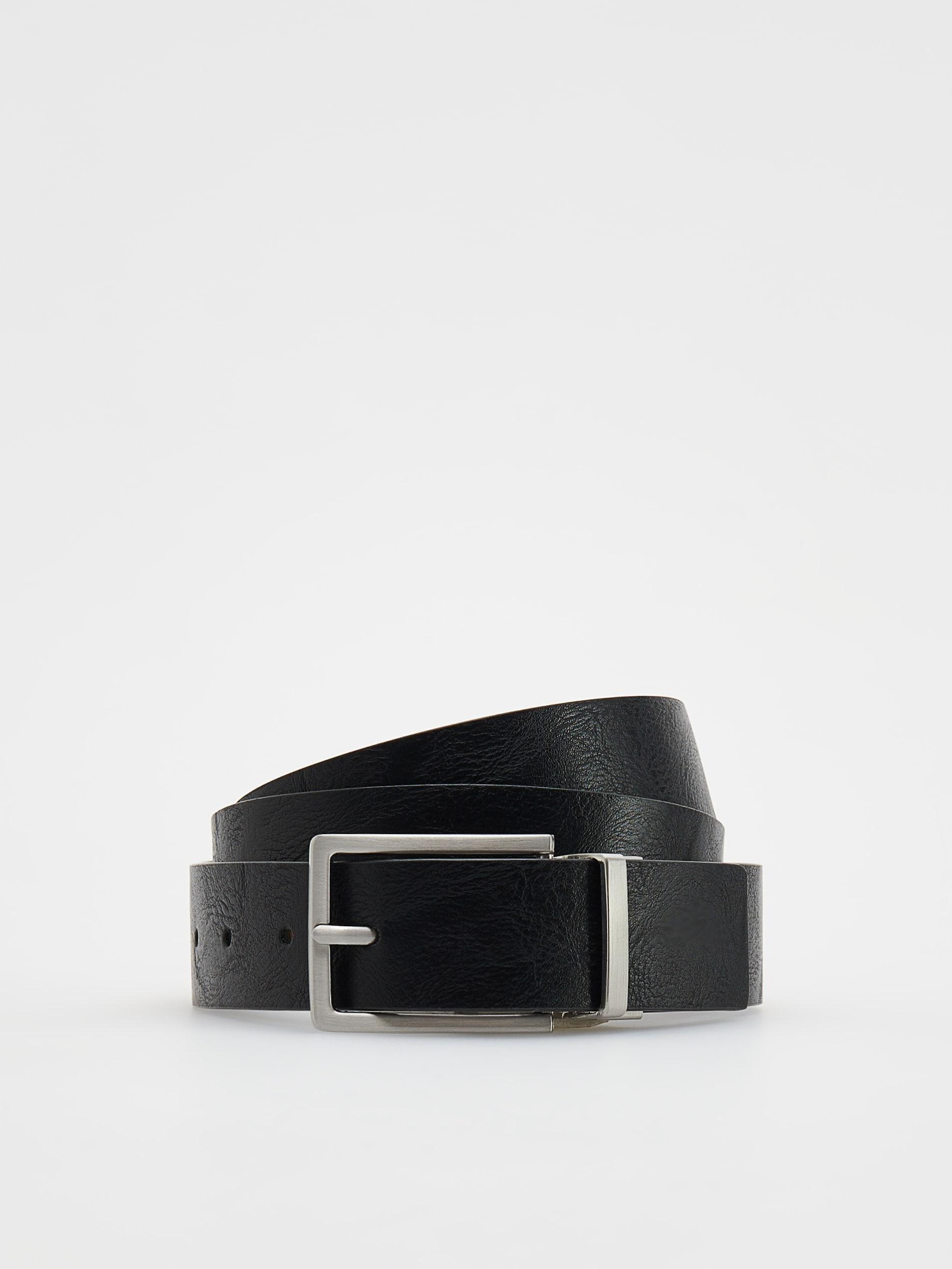 Black Rotating Buckle Belt, , large image number 0