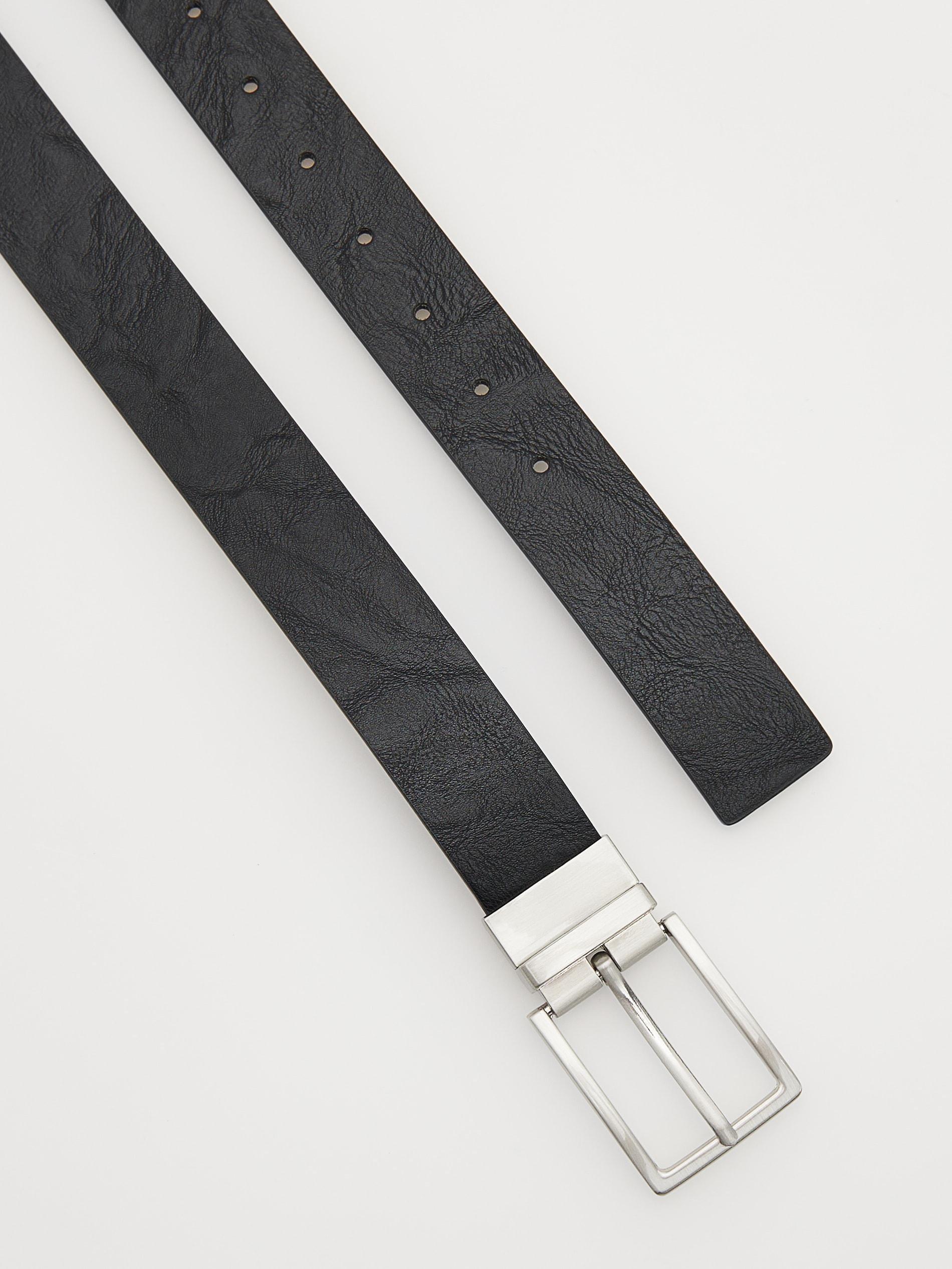 Black Rotating Buckle Belt, , large image number 1