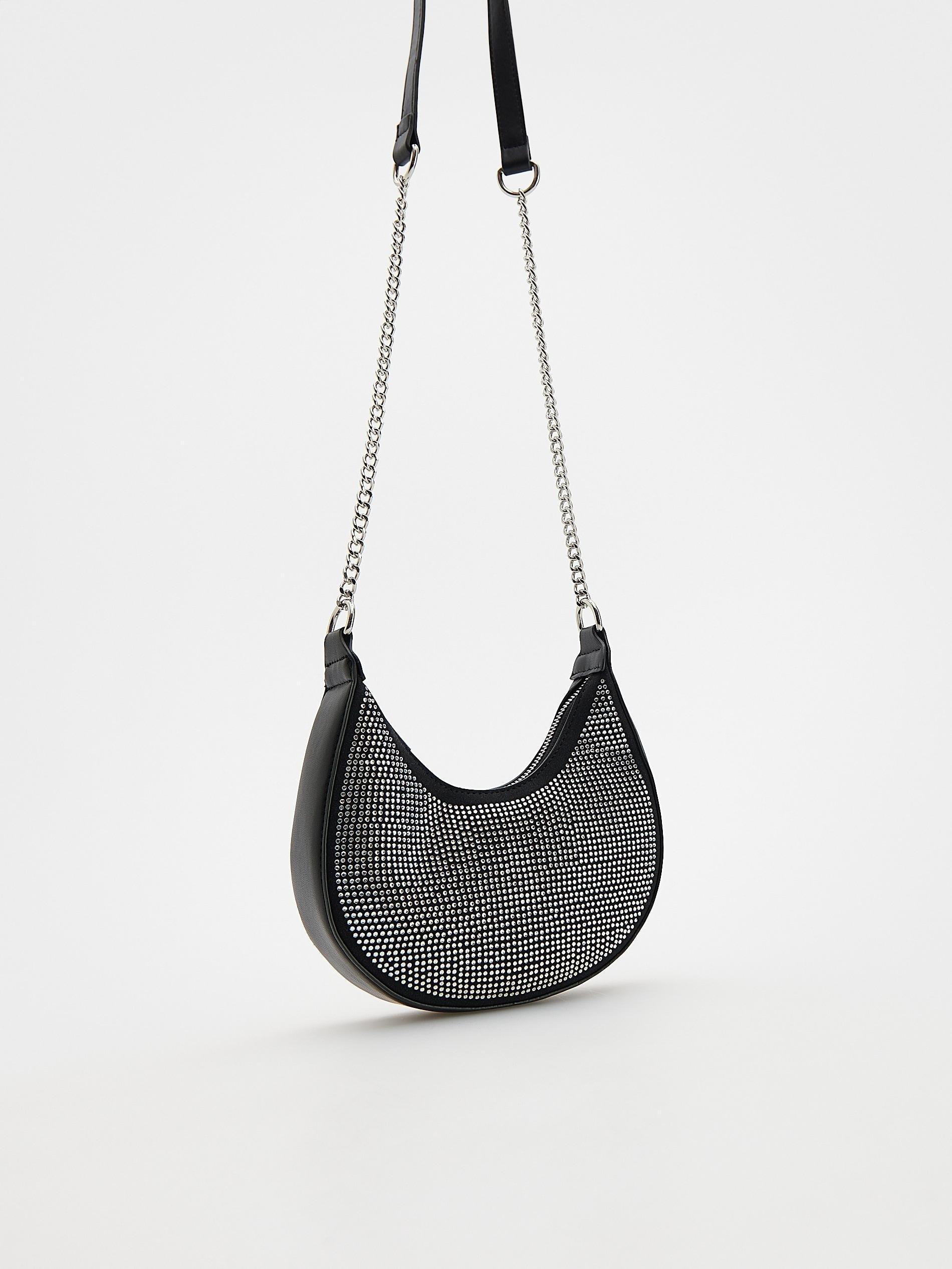 Reserved - Black Rhinestone Detailing Bag