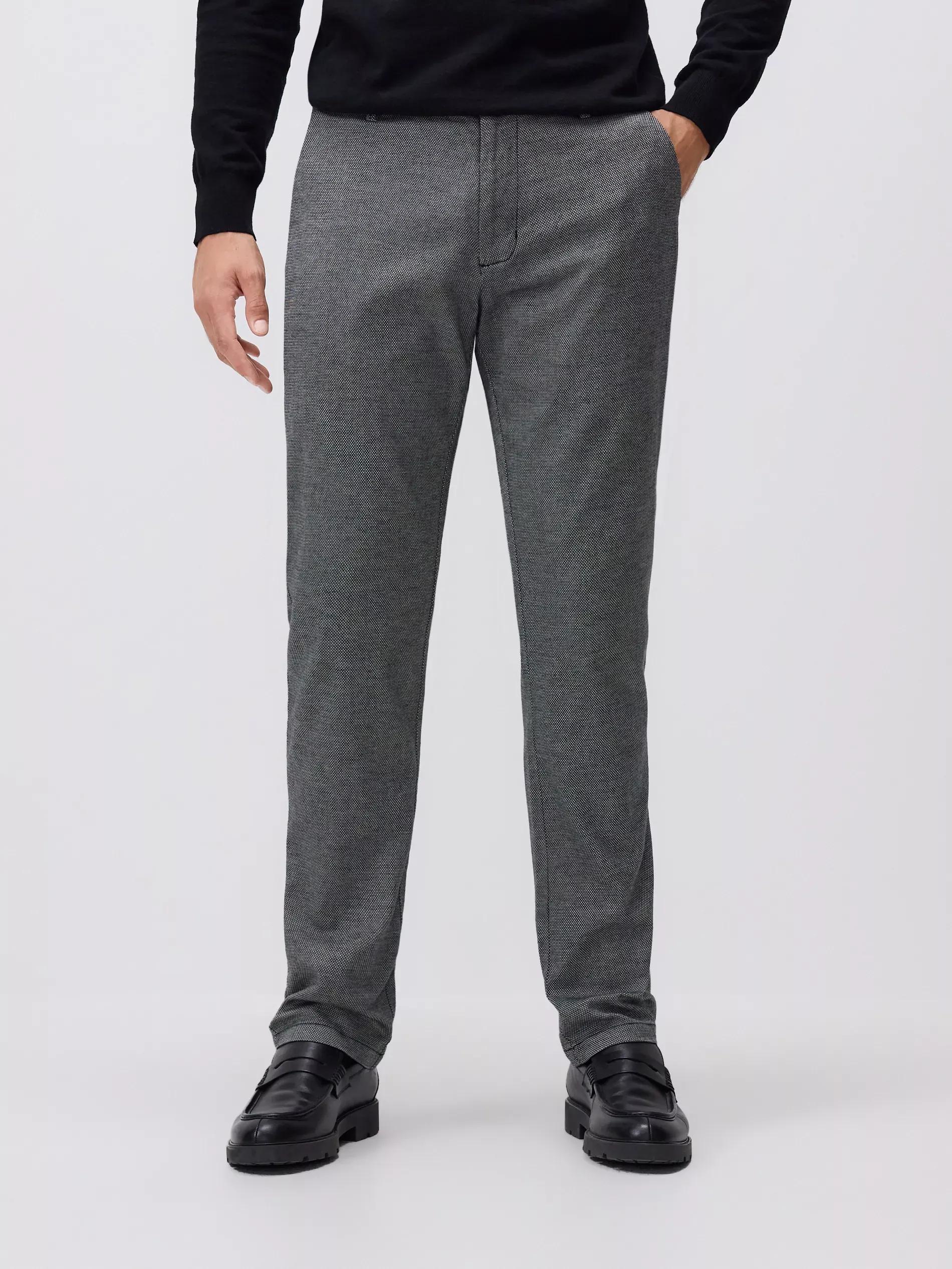 Grey Chino Slim Fit Trousers, Grey, medium