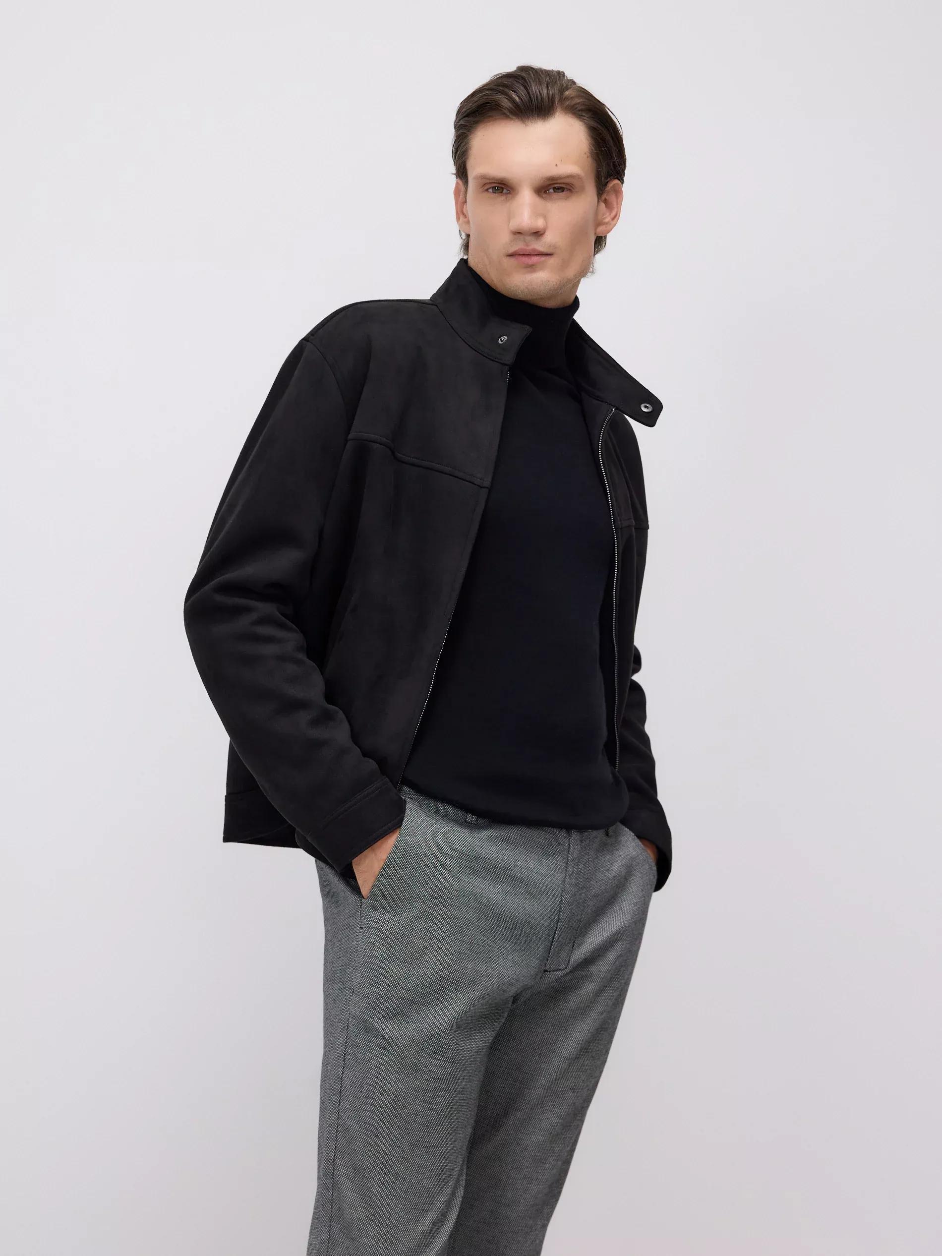 Grey Chino Slim Fit Trousers, Grey, large image number 2