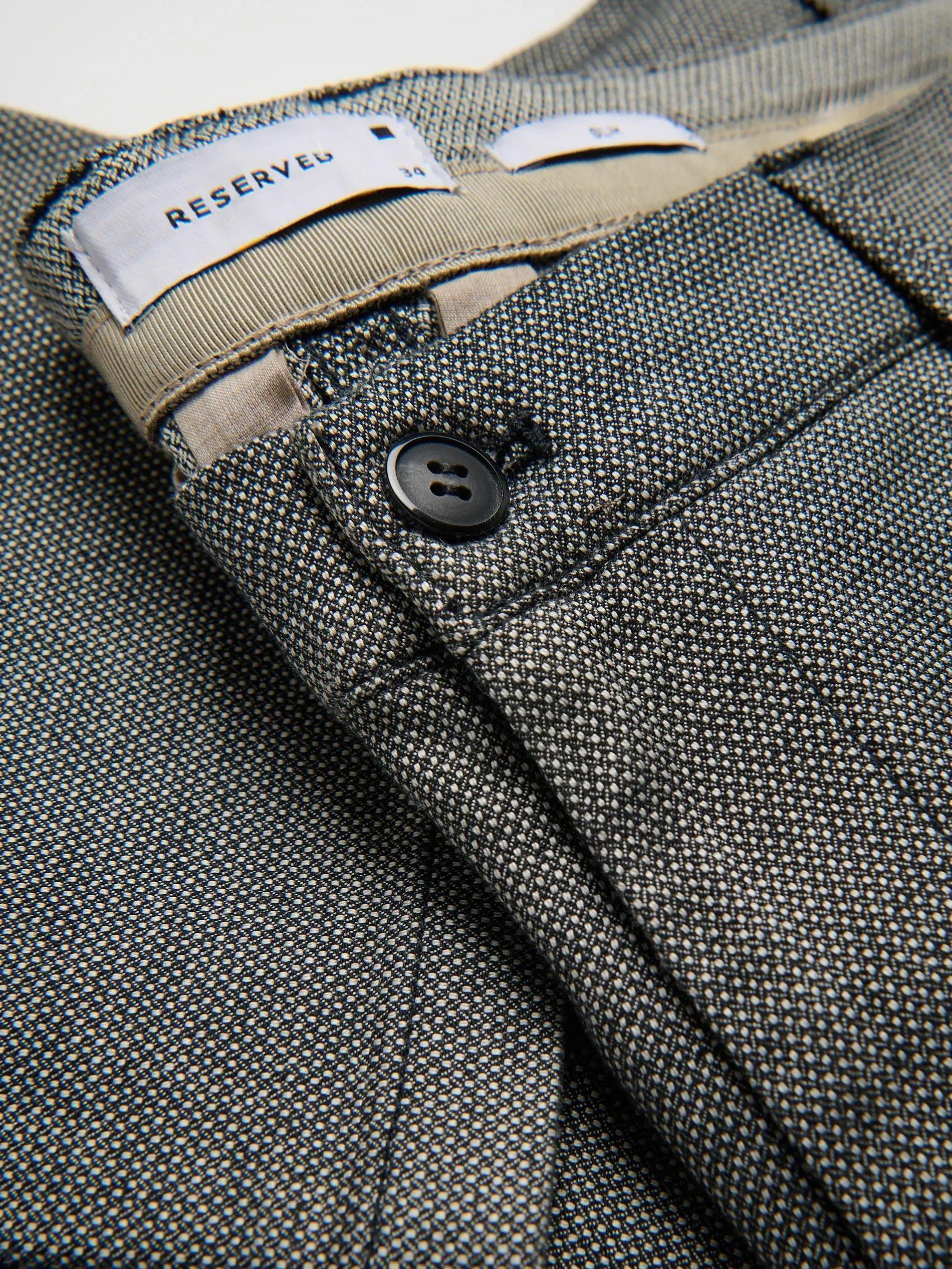 Grey Chino Slim Fit Trousers, Grey, large image number 5