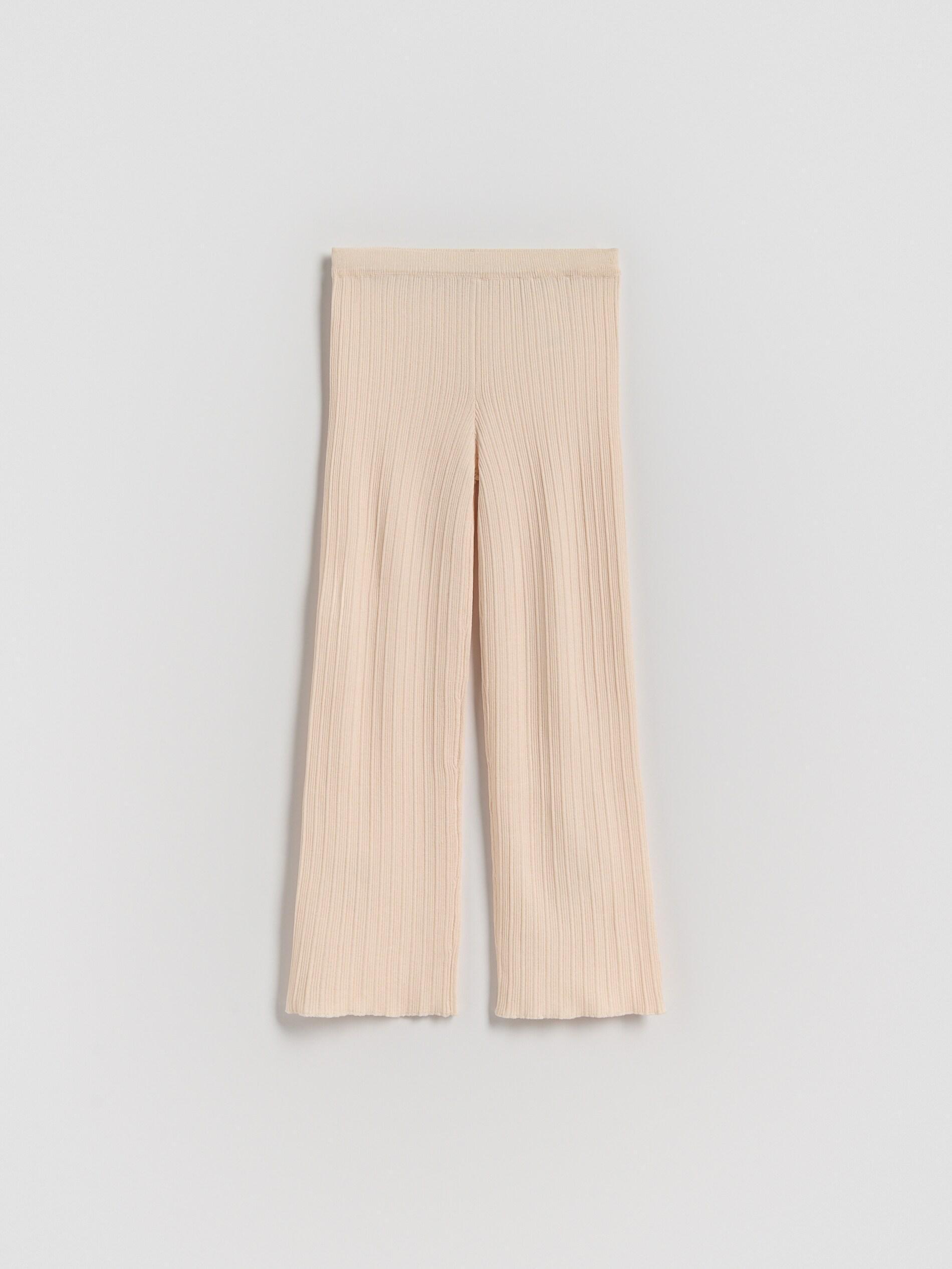 Pink Viscose Blend Jersey Trousers, Pink, medium