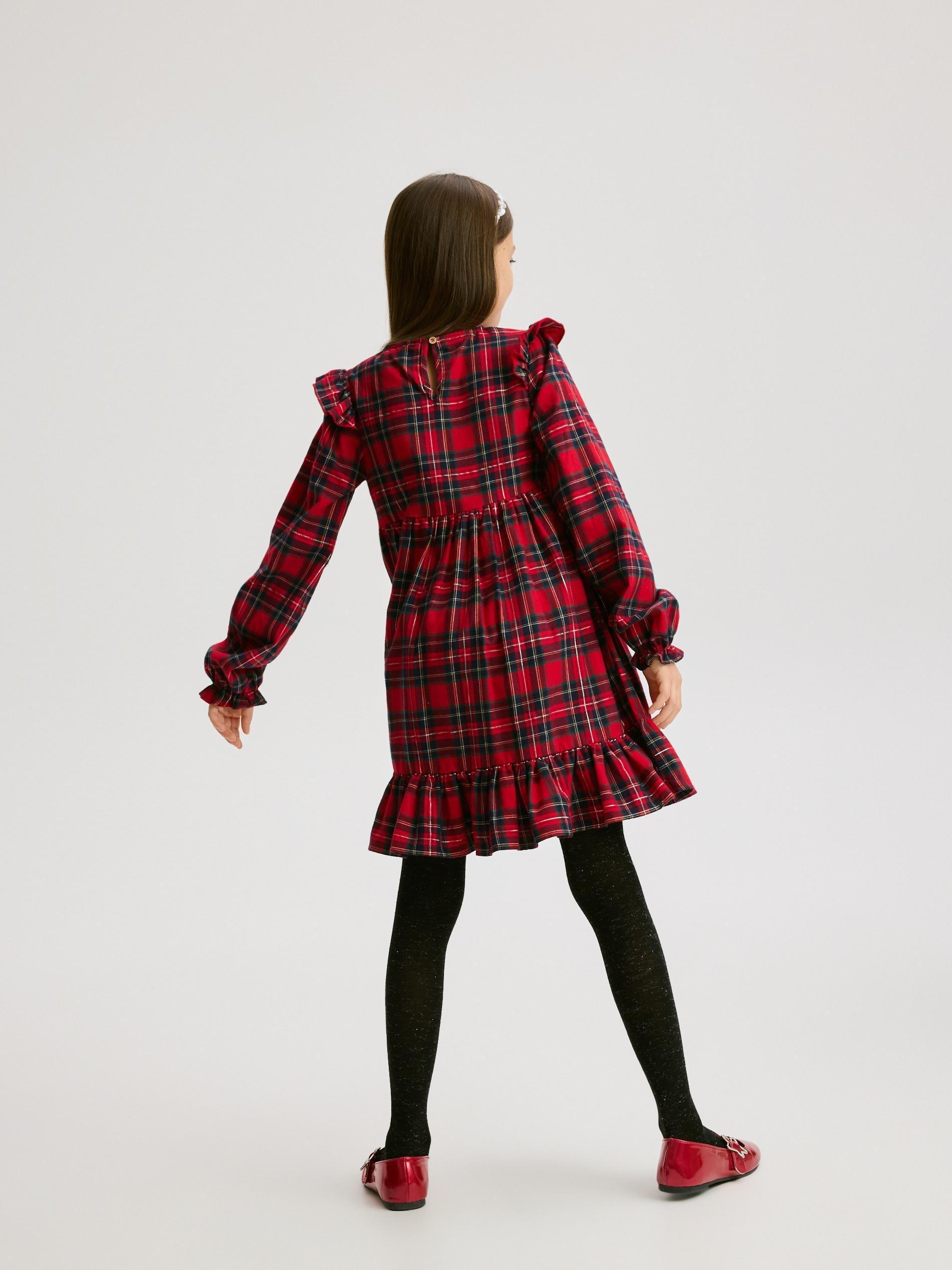 Multicolour Check Dress, Multicolor, large image number 1