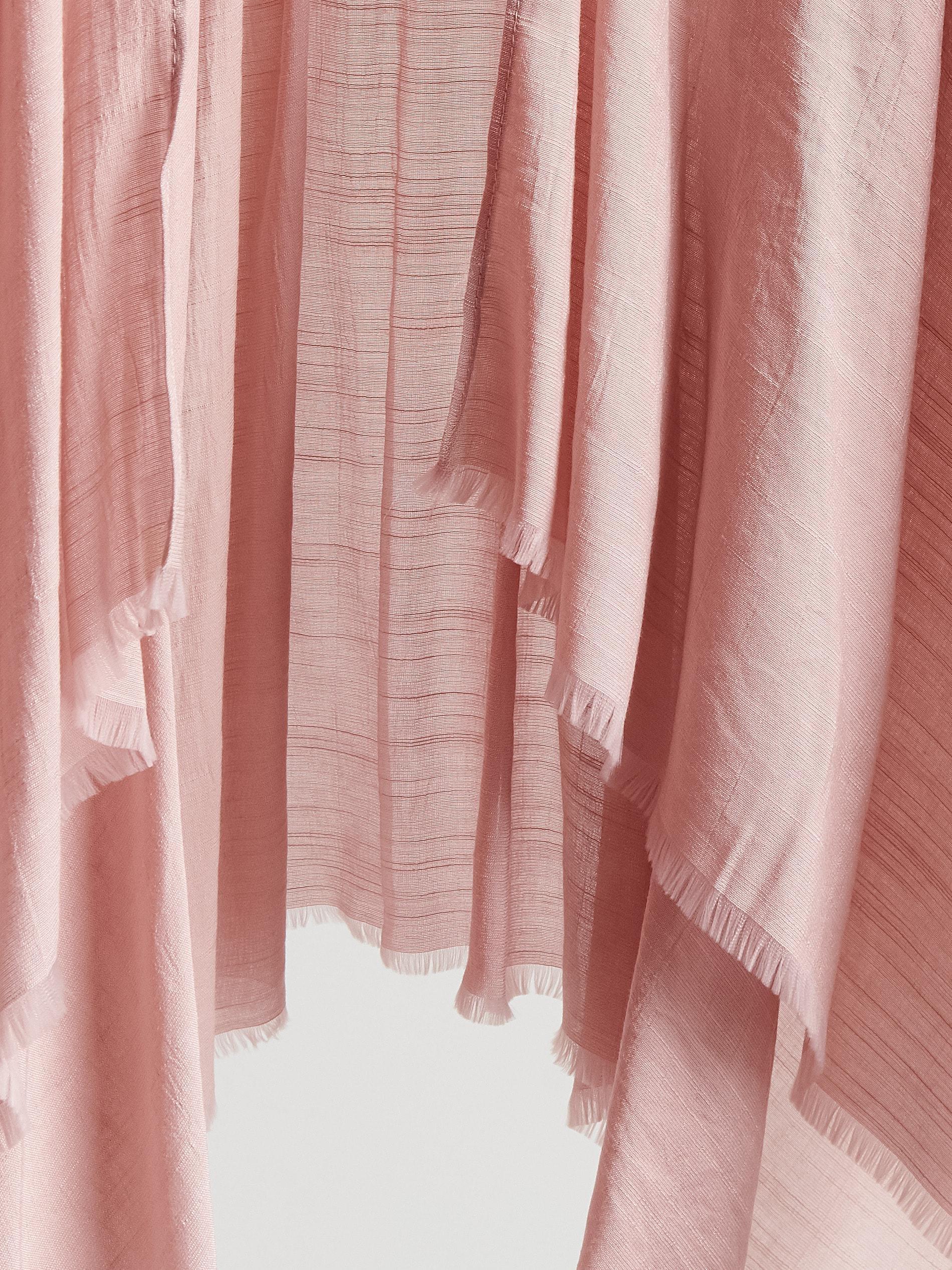 Pink Viscose Beach Cover-Up, Pink, large image number 1