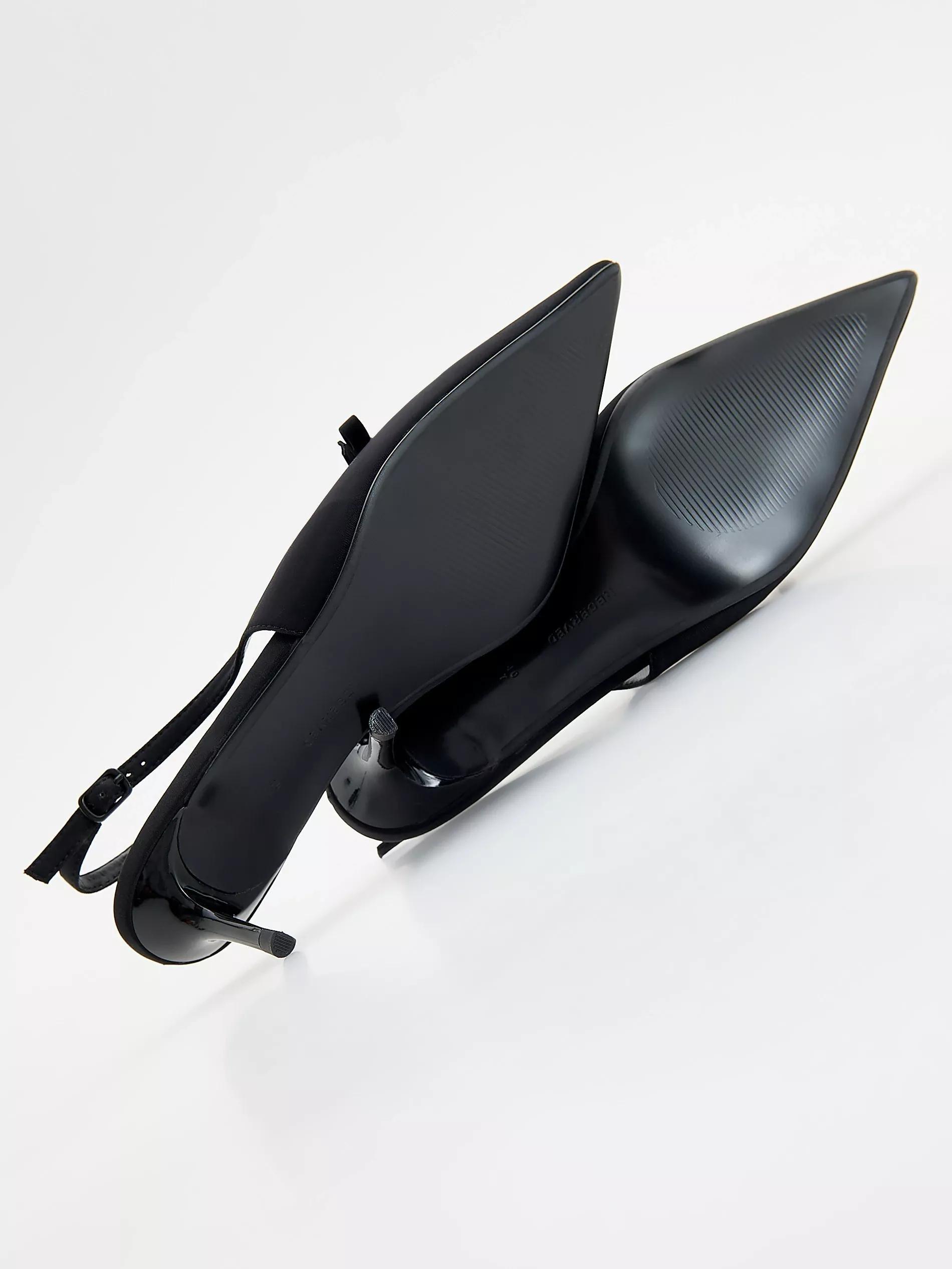 Black Pumps With Bow Details, , large image number 4