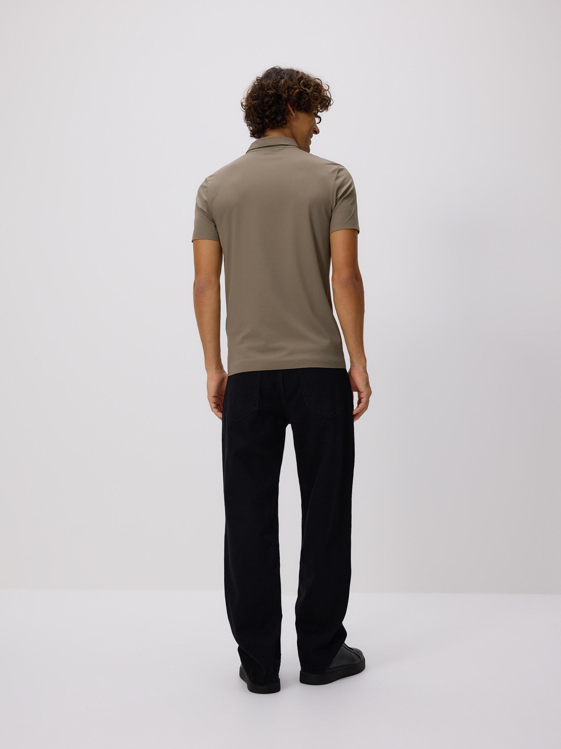 Beige Slim Fit Polo Shirt, Beige, large image number 3