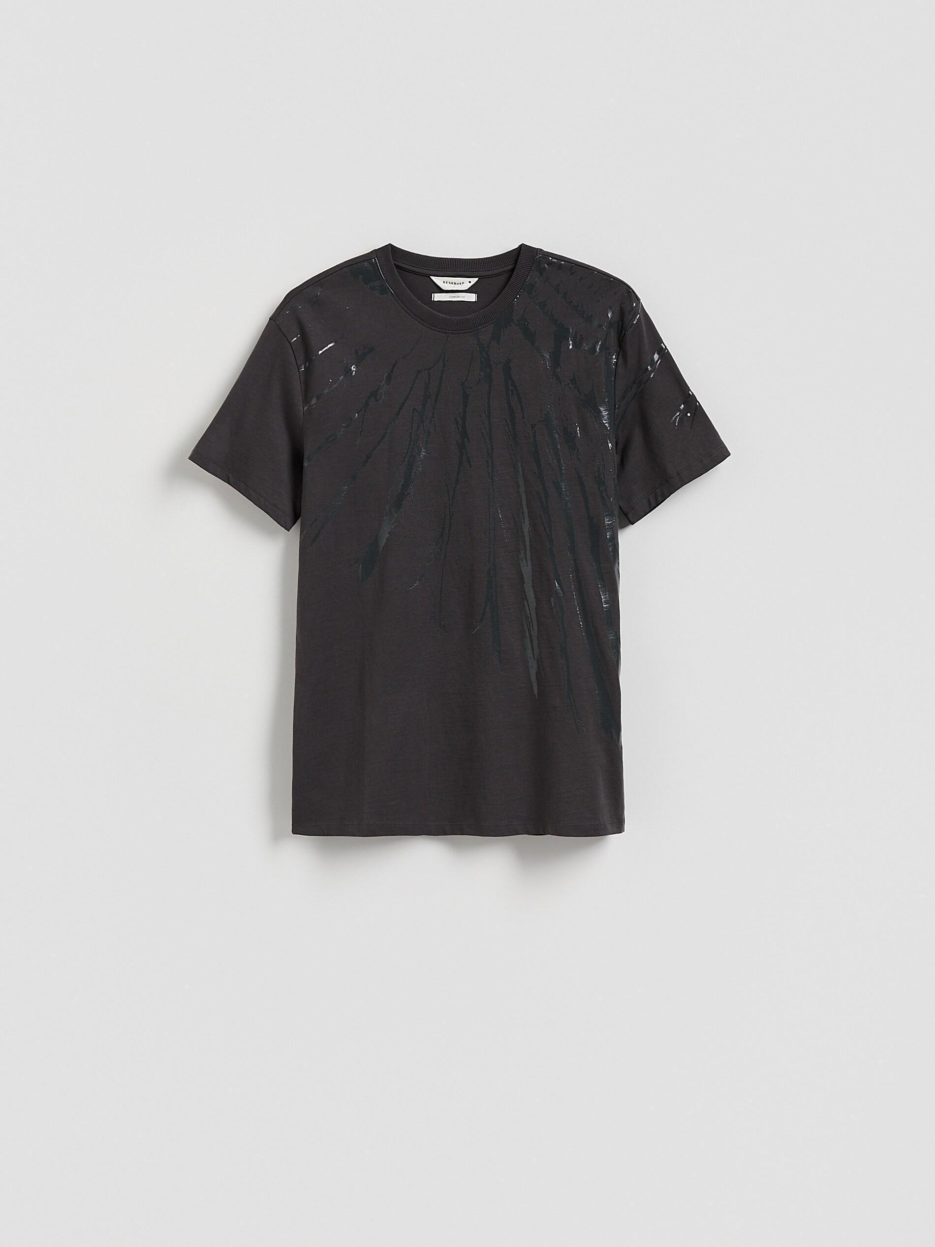 Grey Comfort Fit T-Shirt With Print, Grey, large image number 4