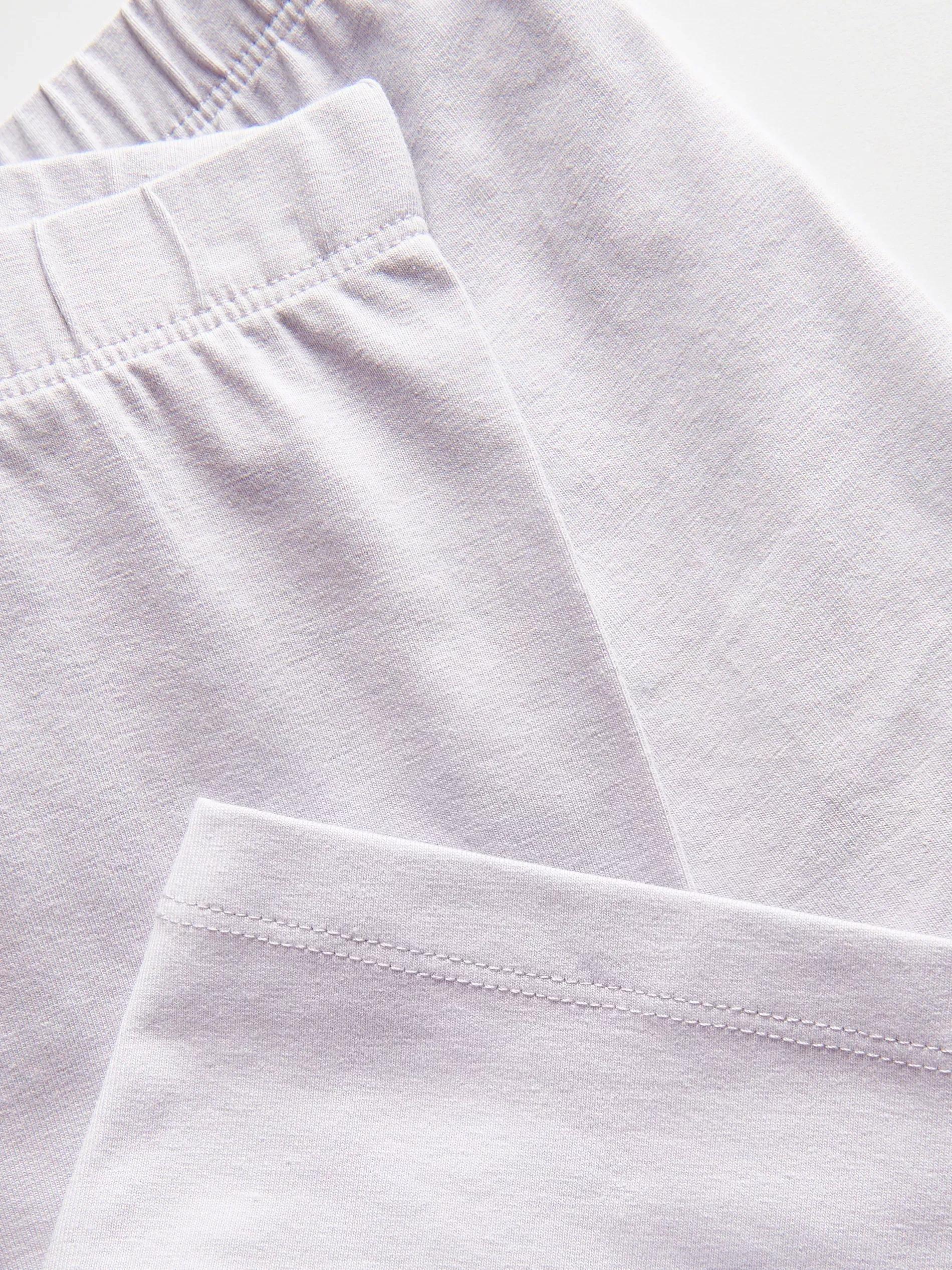 Purple Biker Shorts, Kids Girls, Purple, large image number 3