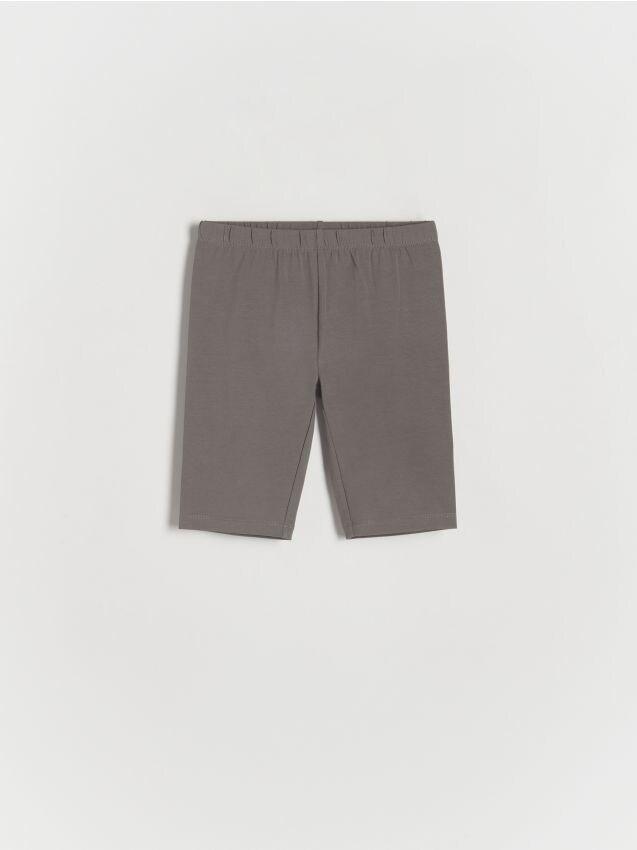 Grey Biker Shorts, Kids Girls, , large image number 0