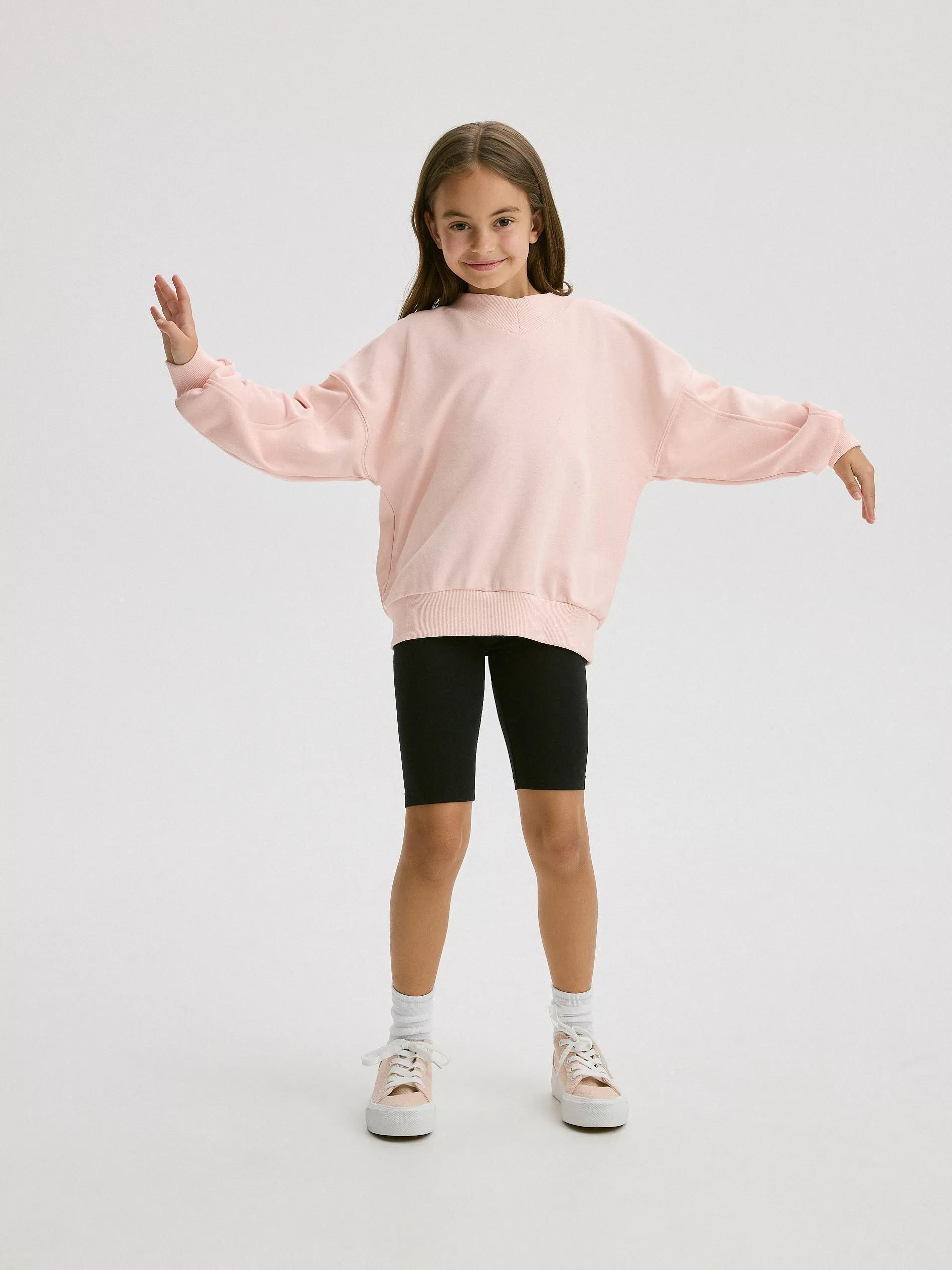 Black Biker Shorts, Kids Girls, , large image number 10