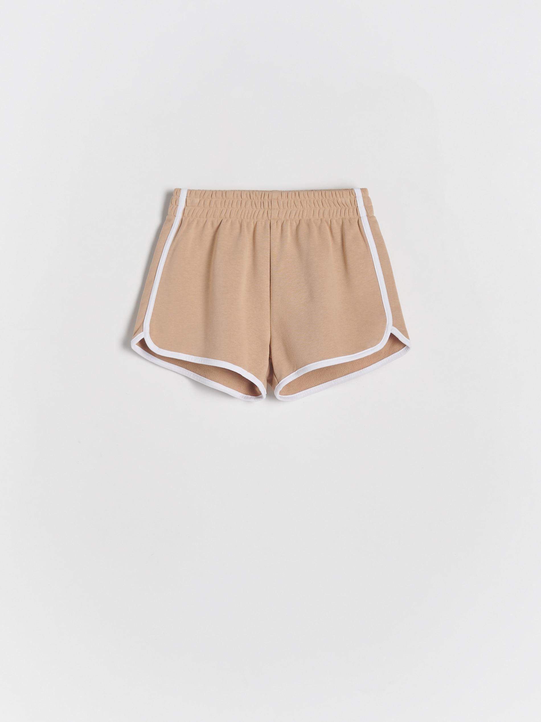 Brown Sports Shorts, Kids Girls, , large image number 1