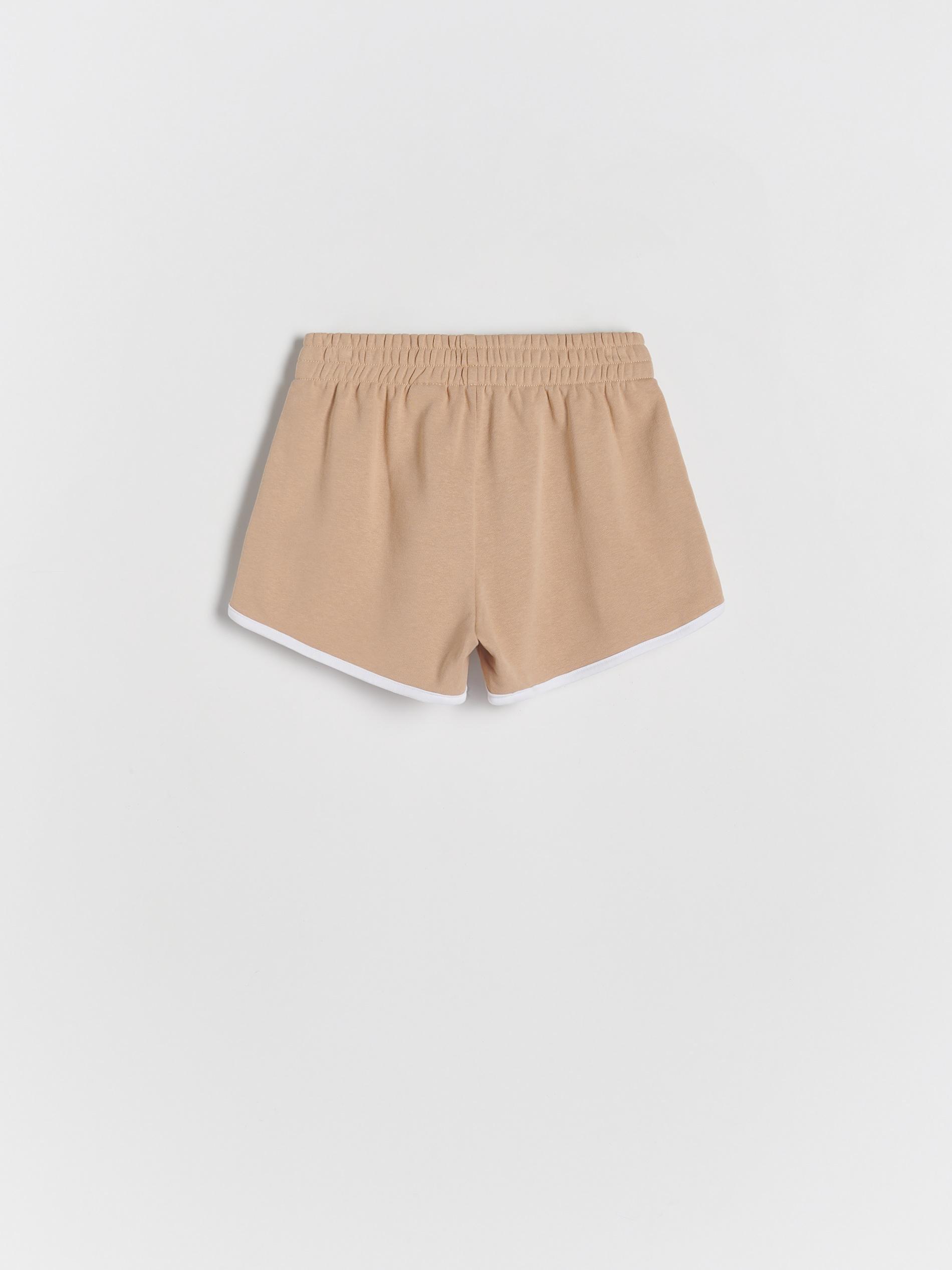 Brown Sports Shorts, Kids Girls, , large image number 3