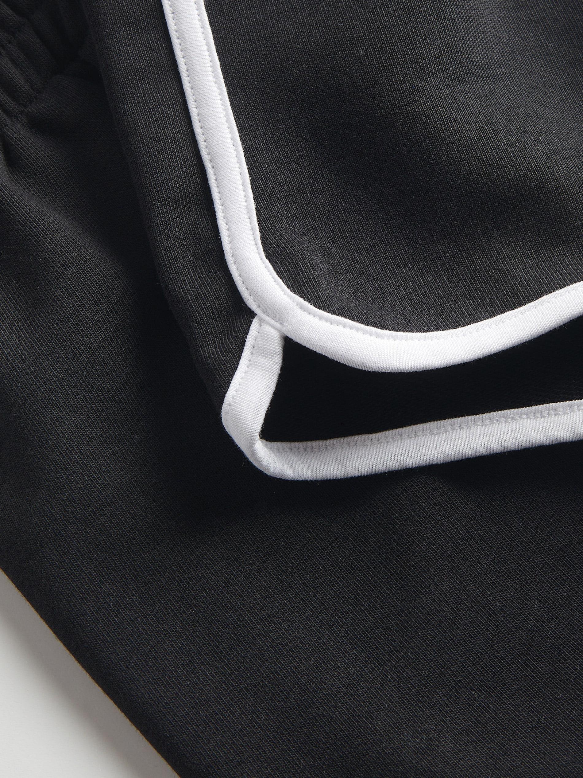 Black Sports Shorts, Kids Girls, , large image number 2