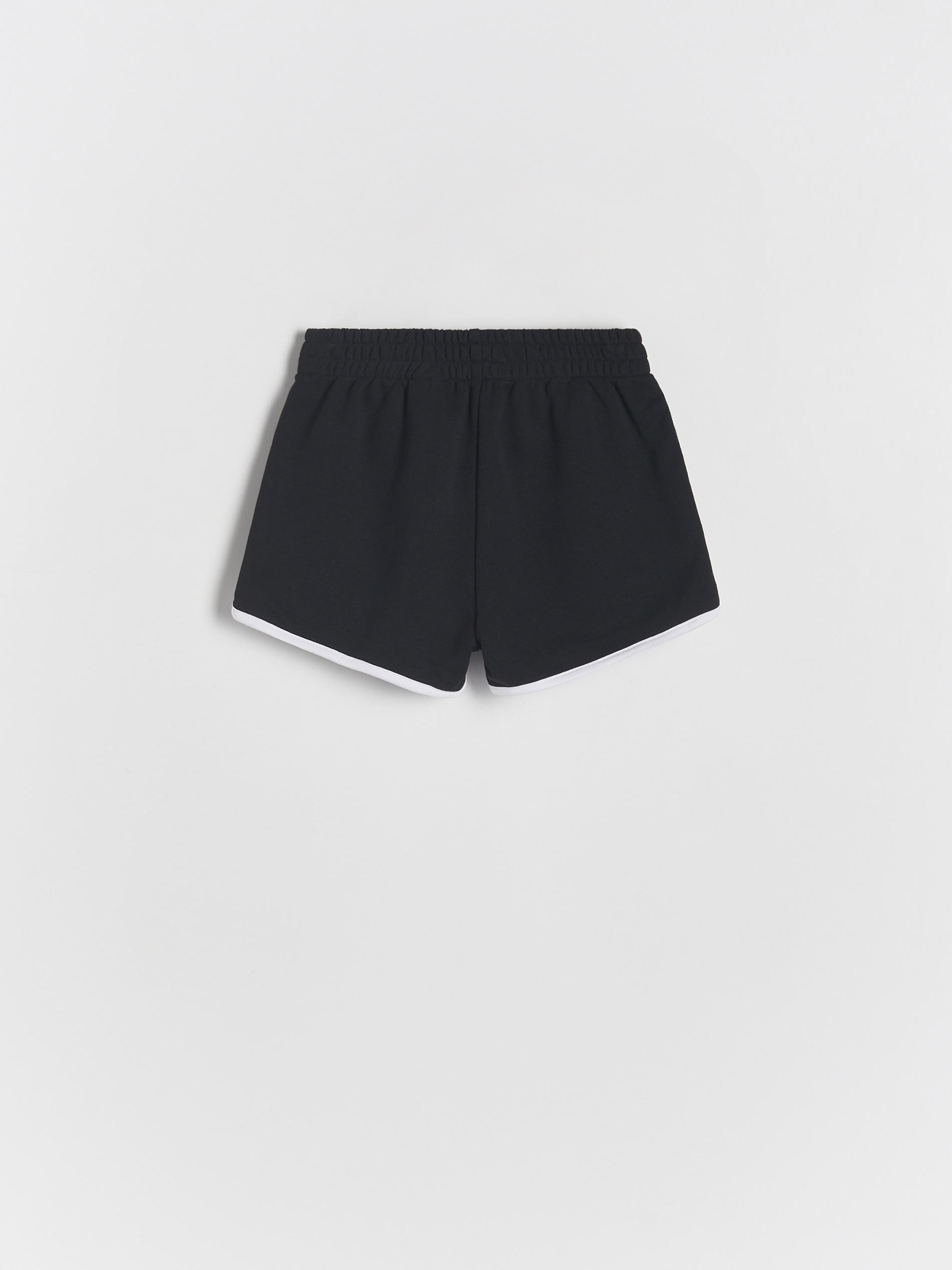 Black Sports Shorts, Kids Girls, , large image number 3