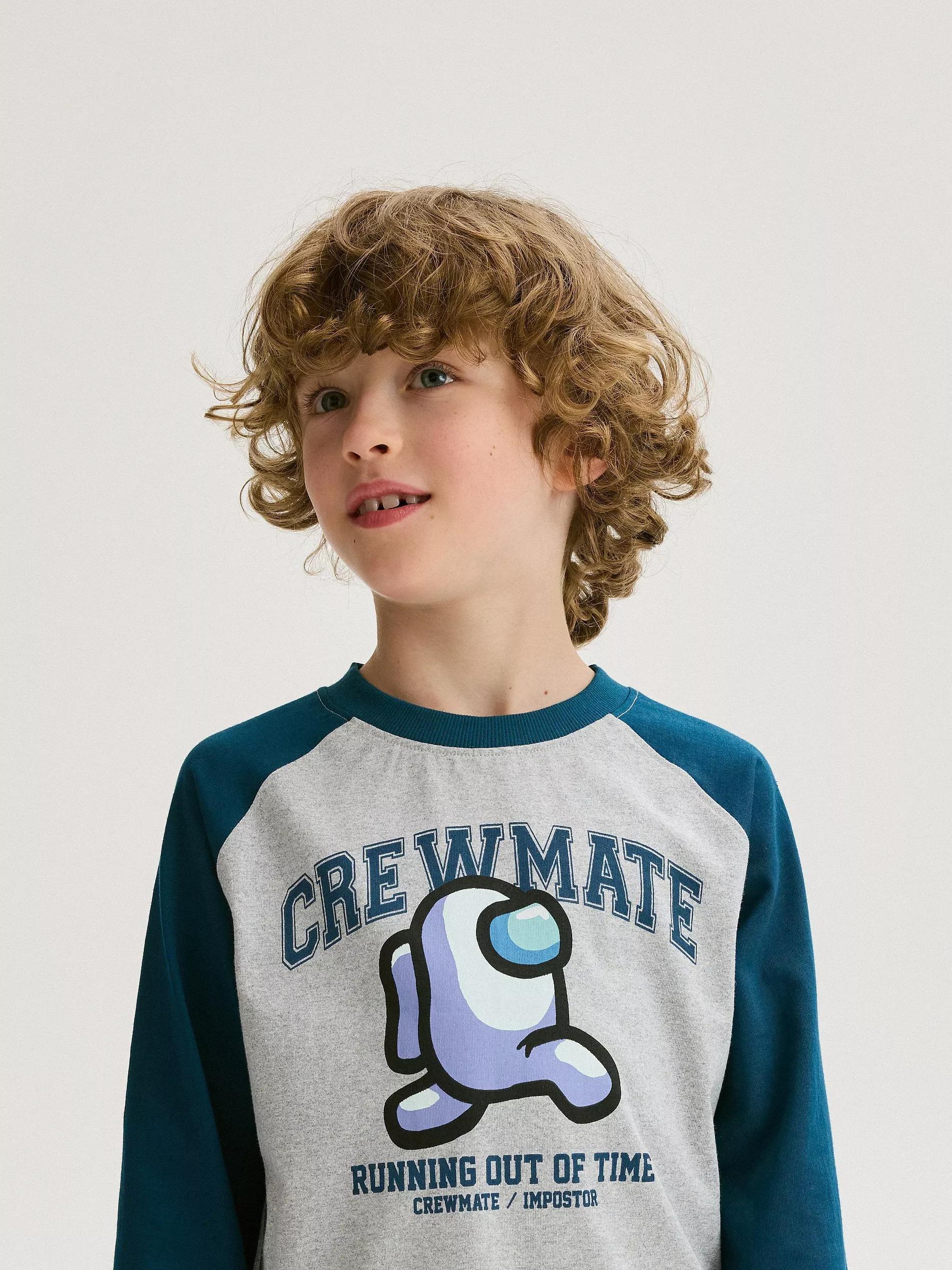 Grey T-Shirt, Kids Boy, , large image number 3