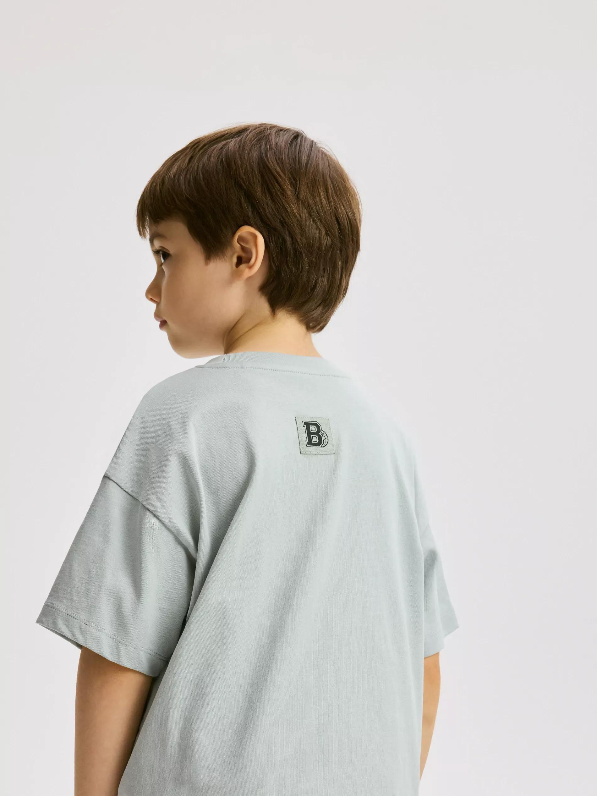 Cream Cotton T-Shirt 3 Pack, Ivory, large image number 3