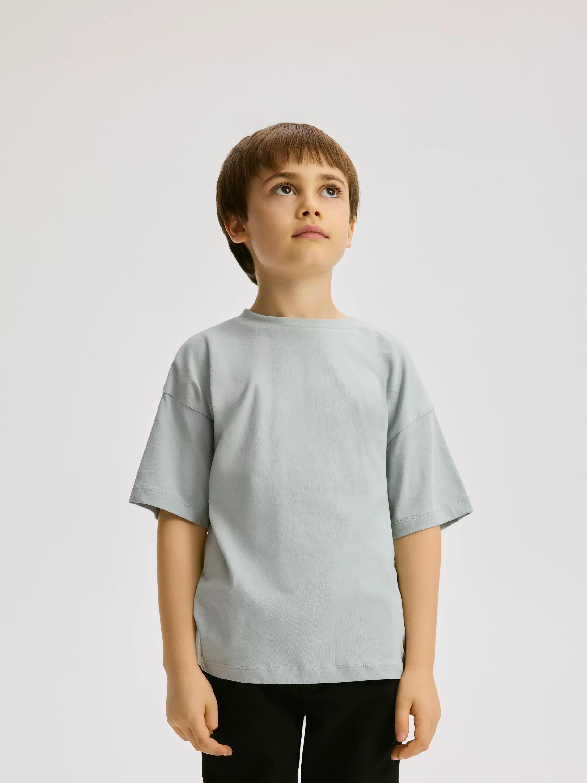 Cream Cotton T-Shirt 3 Pack, Ivory, large image number 5