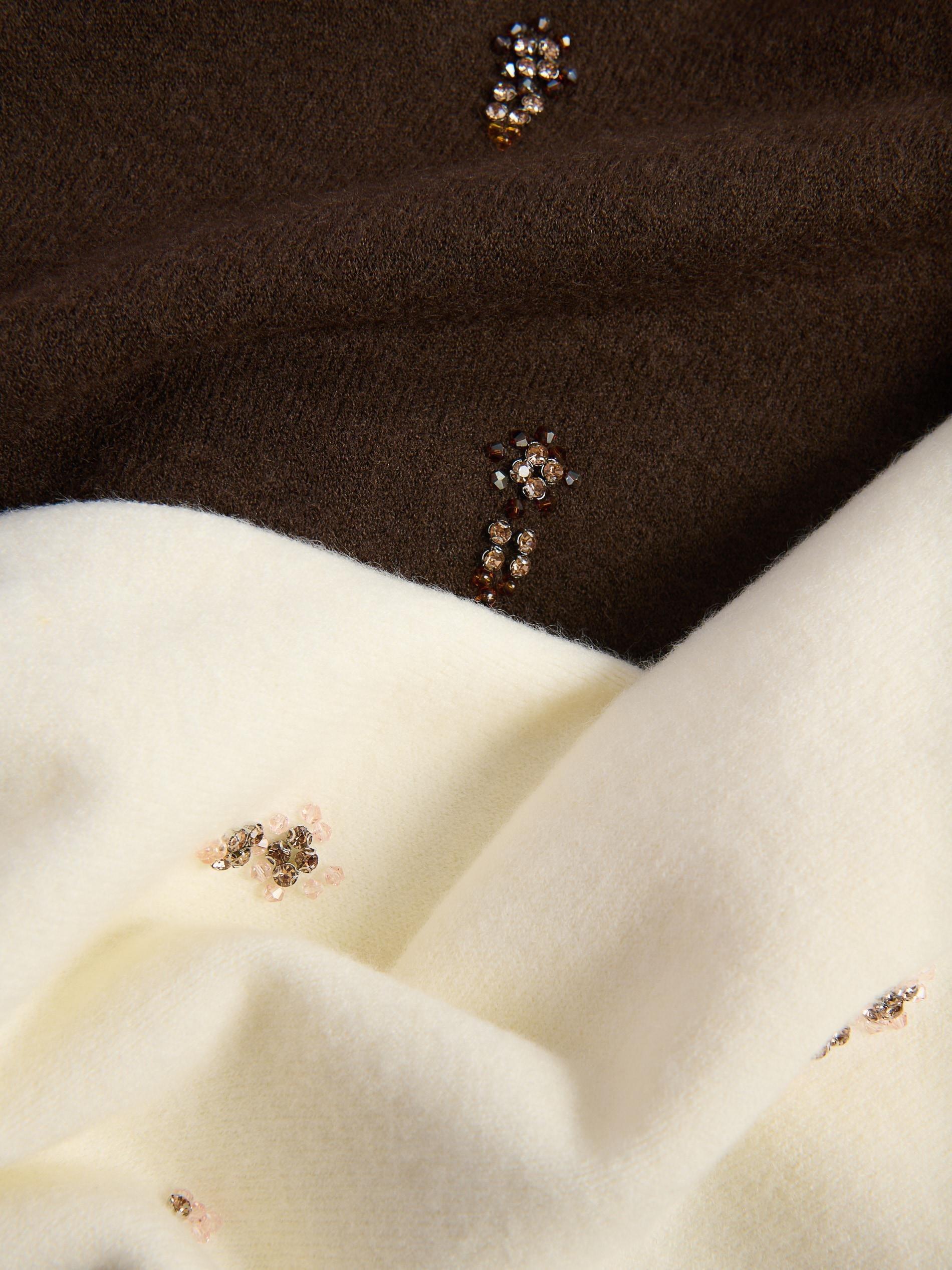 Beige Sweater With Decorative Appliqu&oslash;&pound;&Acirc;&copy;S, Ivory, large image number 5