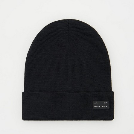 Reserved - Black Patched Beanie