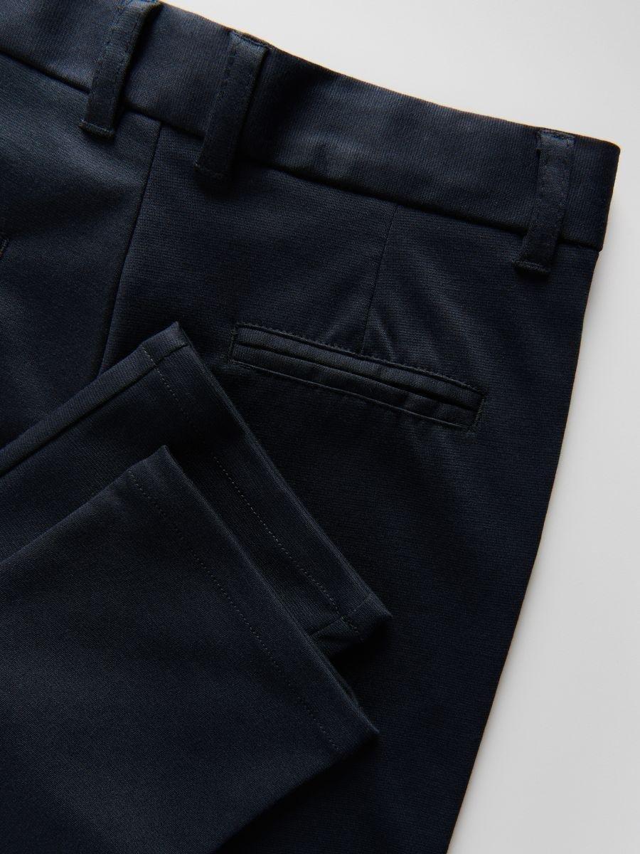 Blue Elegant Chino Pants, Navy, large image number 2