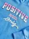 Reserved - Blue Sweatshirt With Applique, Kids Girls