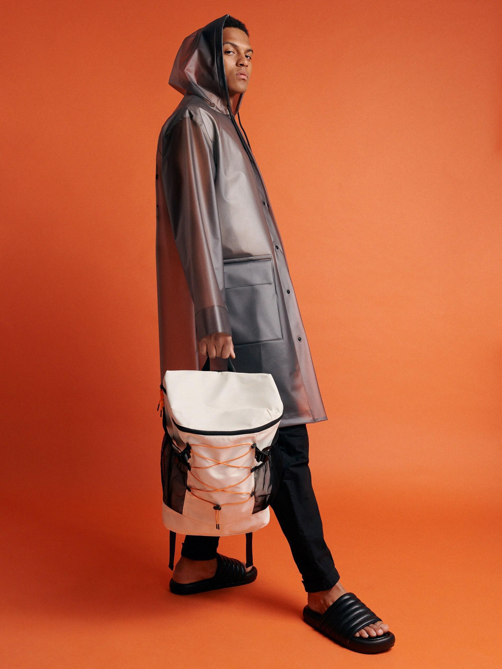 Cream Large Capacity Backpack, , large image number 0