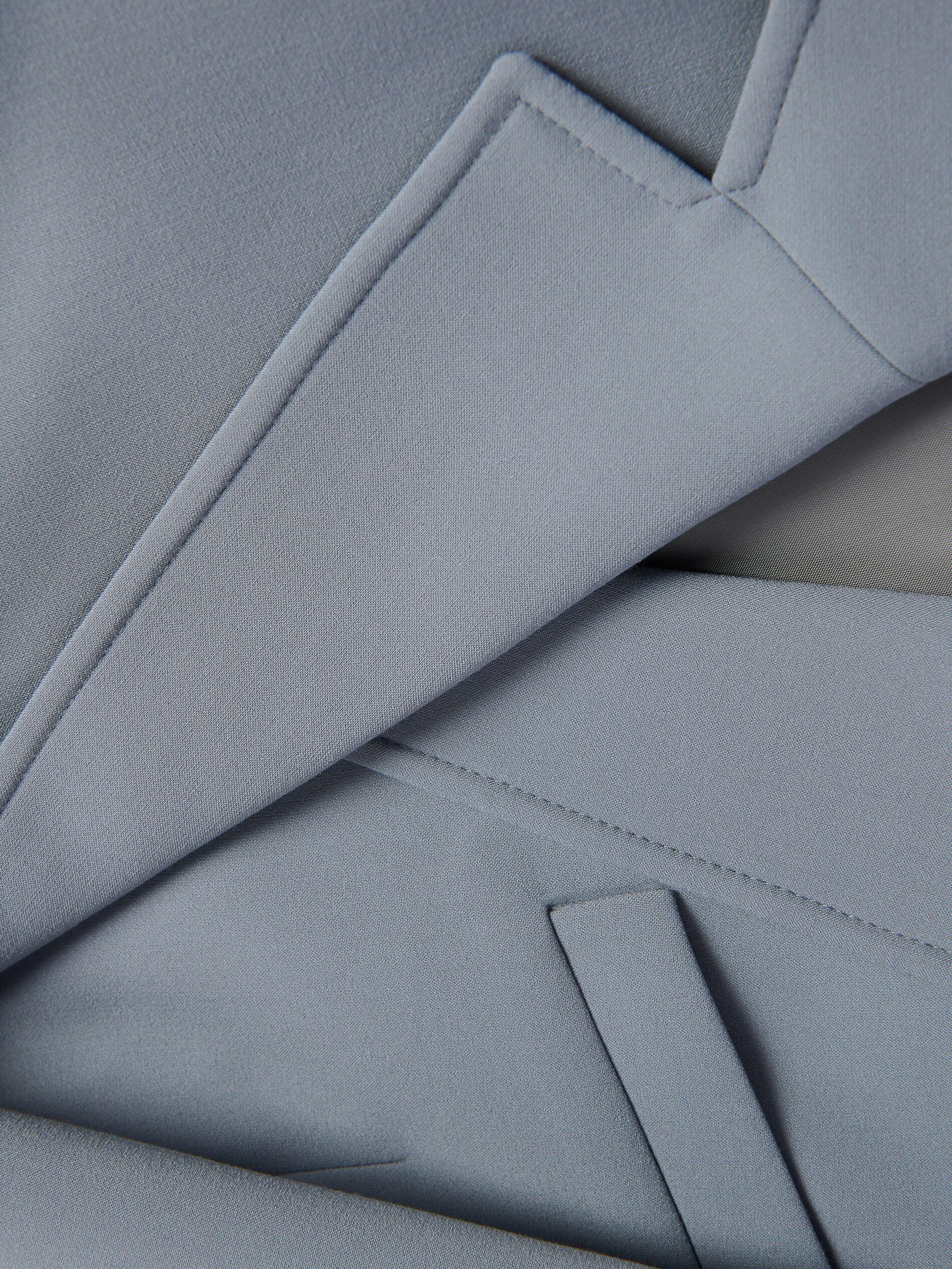 Navy Cropped Blazer, Blue, large image number 5