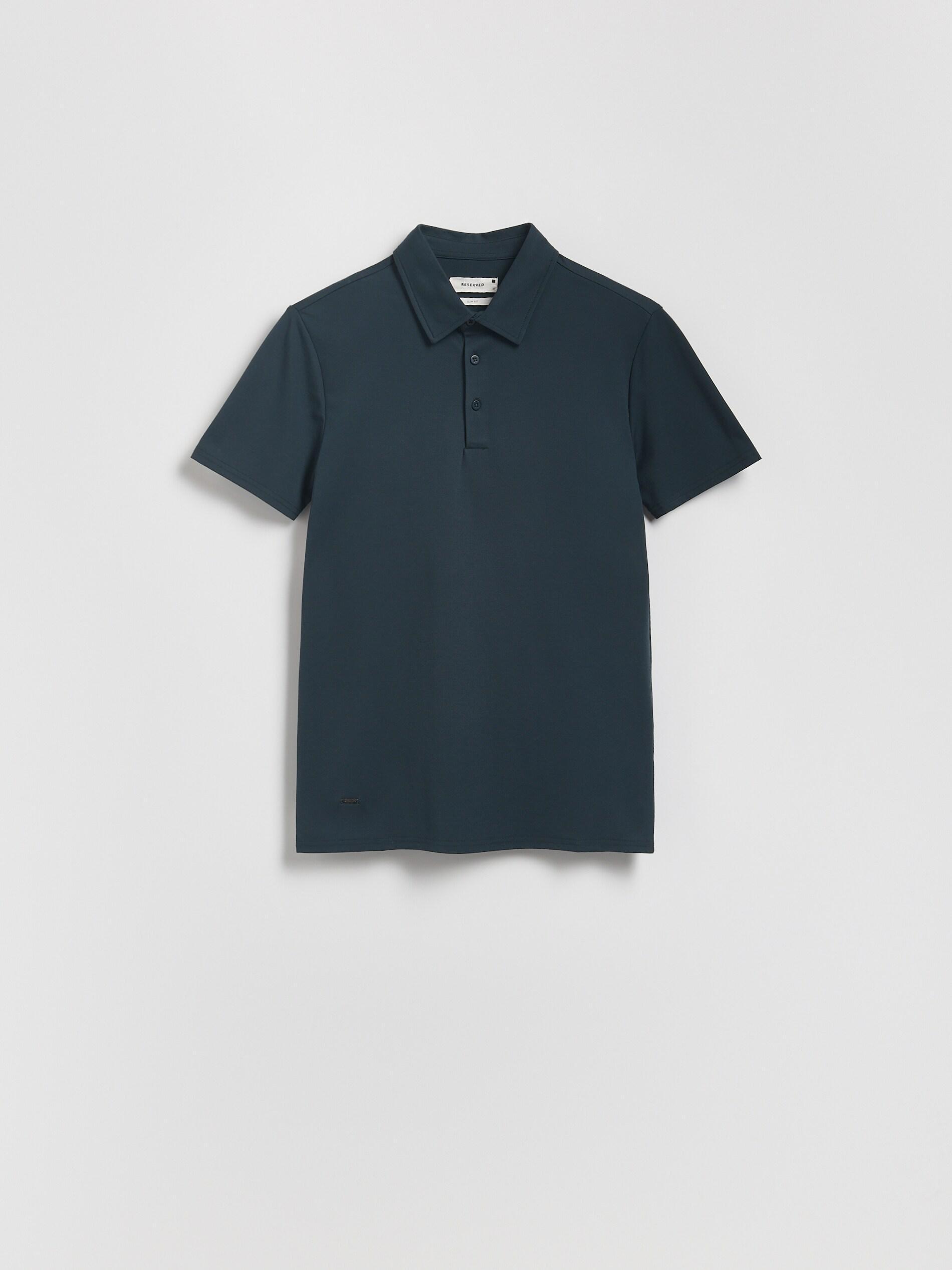 DARK GREEN Slim fit polo shirt, Khaki, large image number 4