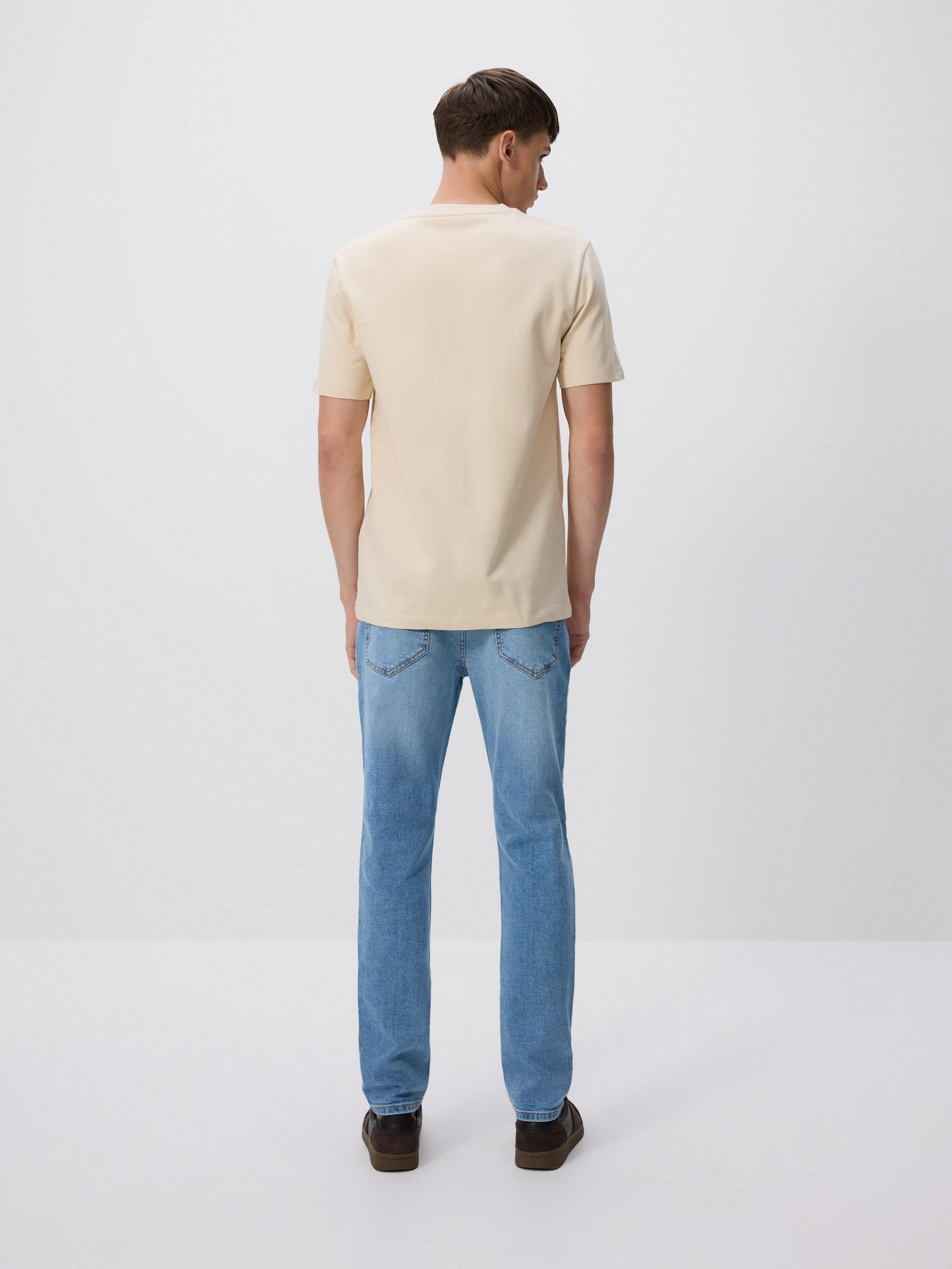 BEIGE Regular fit printed T-shirt, Beige, large image number 1