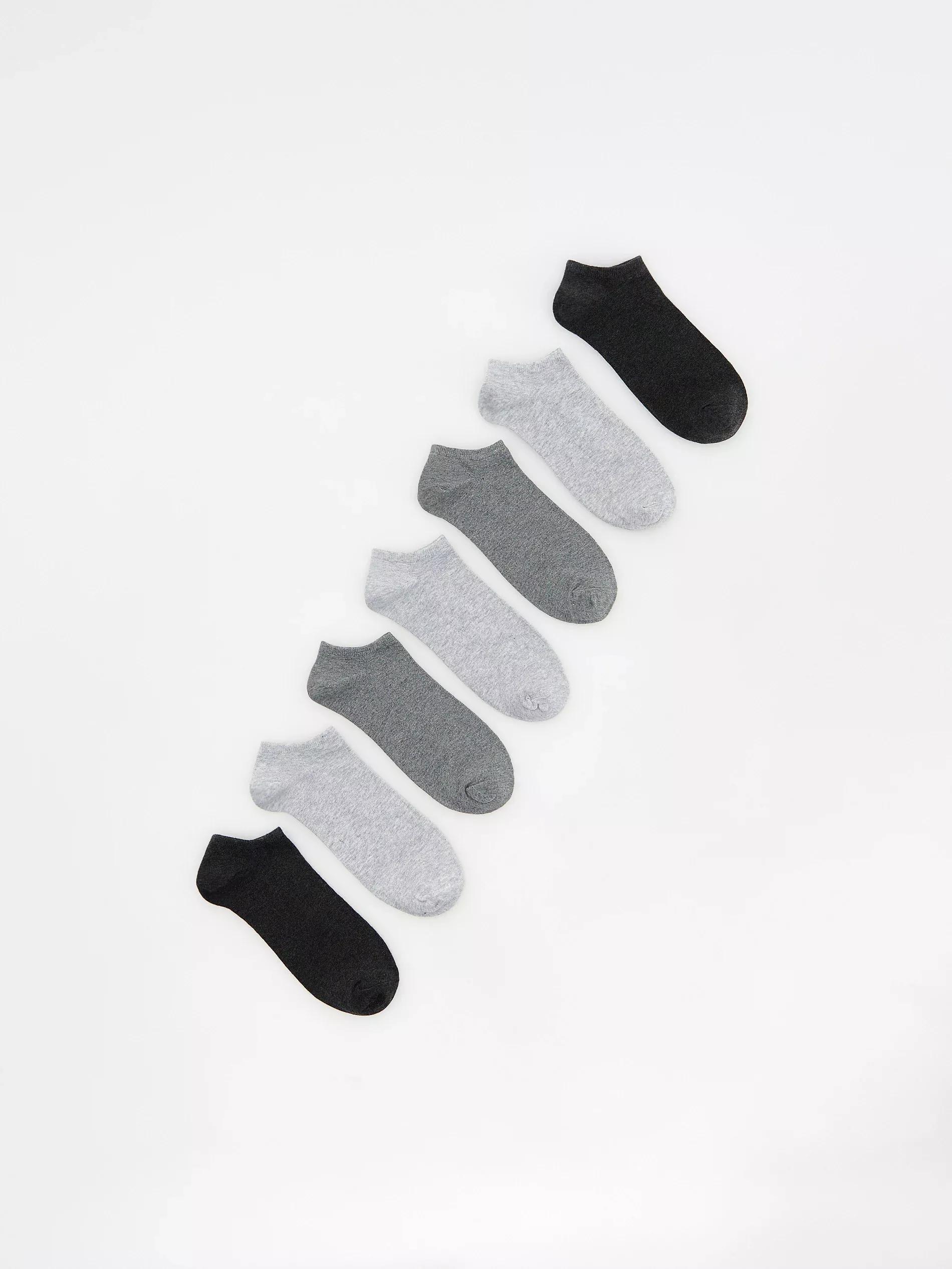 Grey 7-Pack Of Socks, , medium