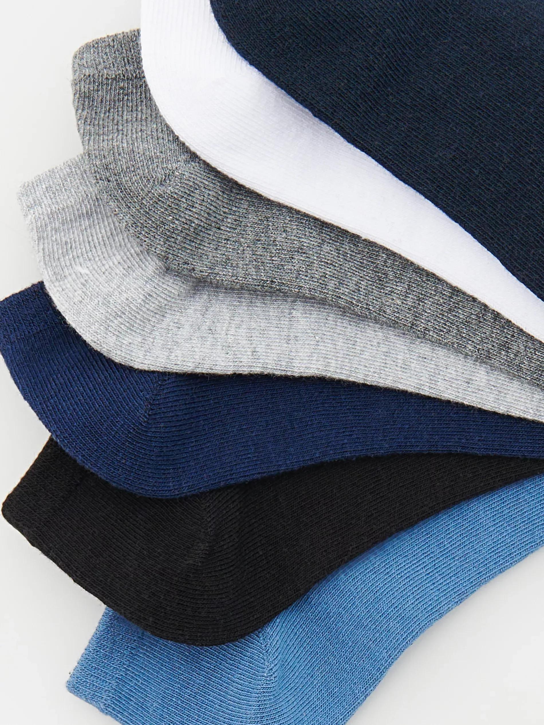 Blue Set Of 7 Pairs Of Socks, , large image number 2