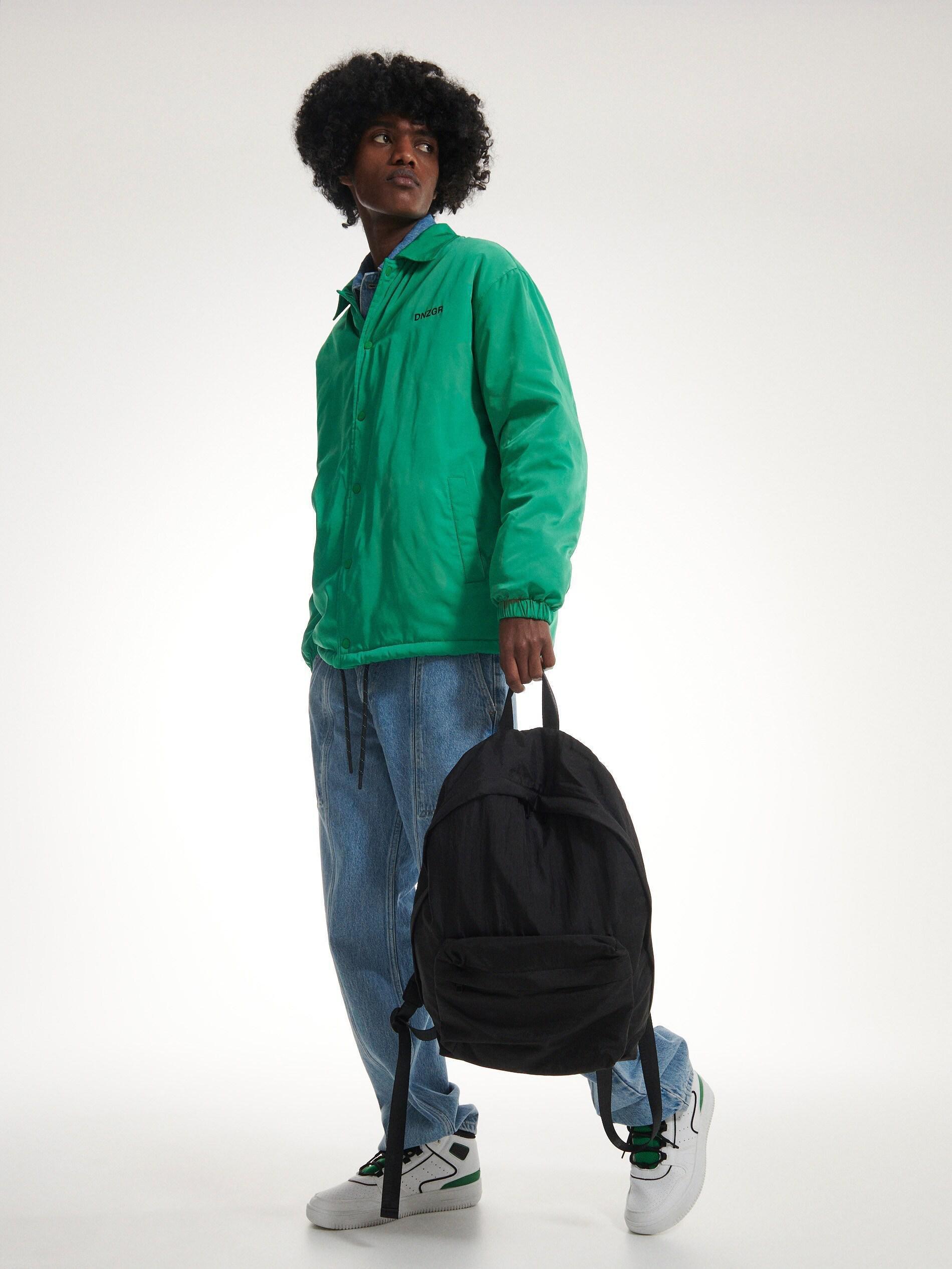 Black Backpack with pocket, , large image number 0