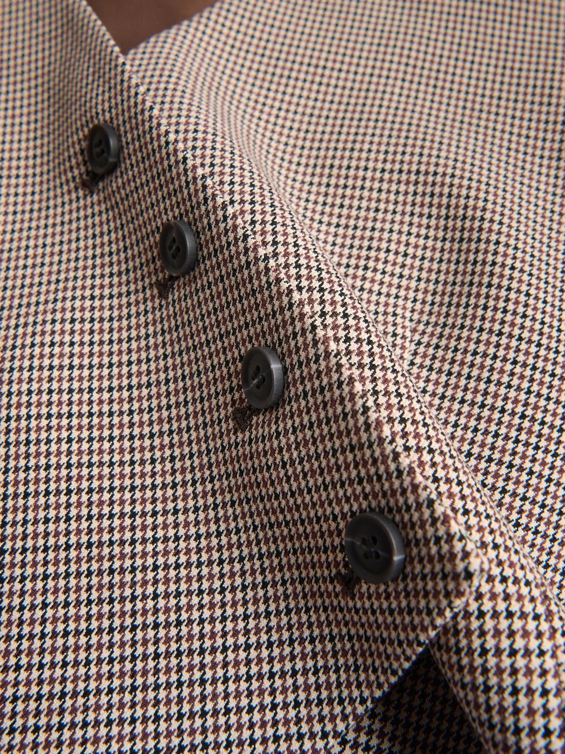 Multicolour Asymmetric Suit Vest, Multicolor, large image number 5