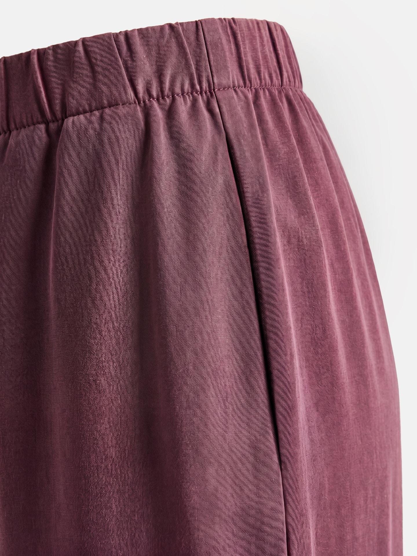 Burgundy Cupro Trousers, Burgundy, large image number 5