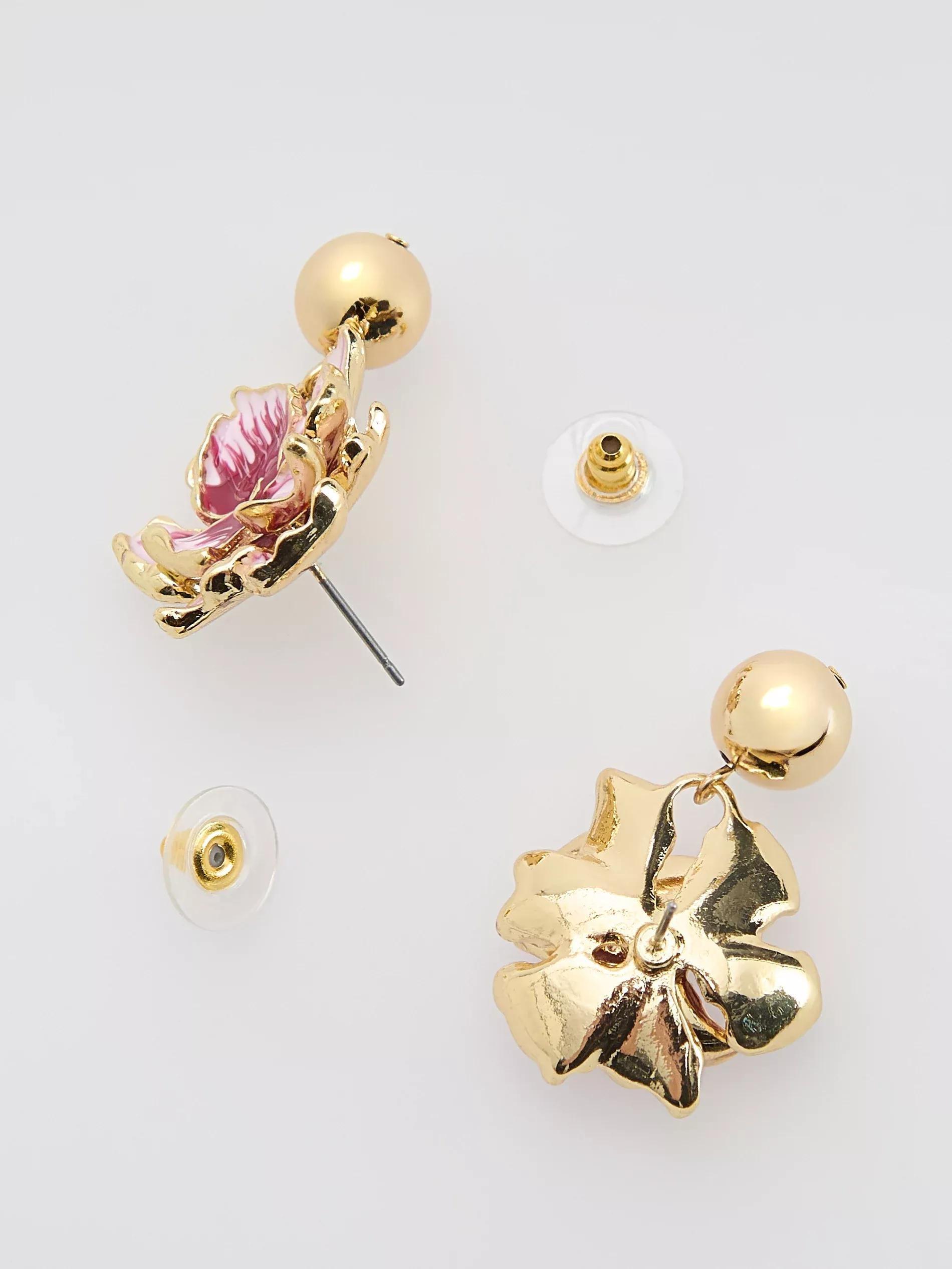 PINK Dangle earrings, Pink, large image number 1