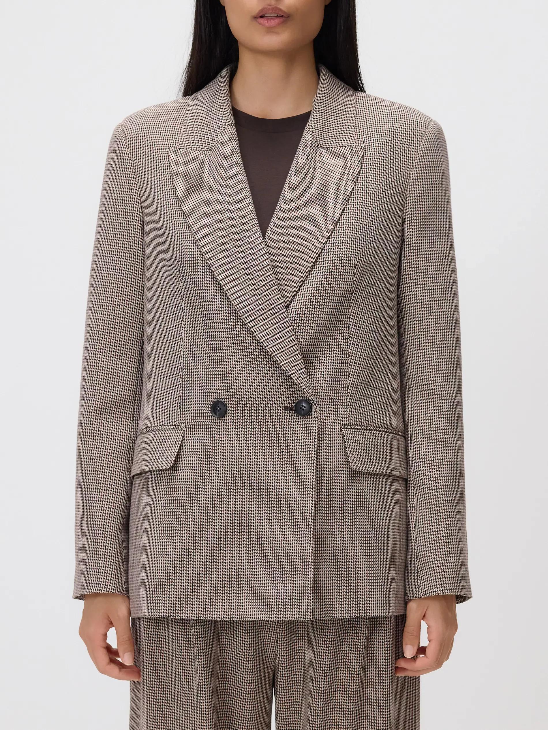 Multicolour Double-Breasted Jacket, Multicolor, medium