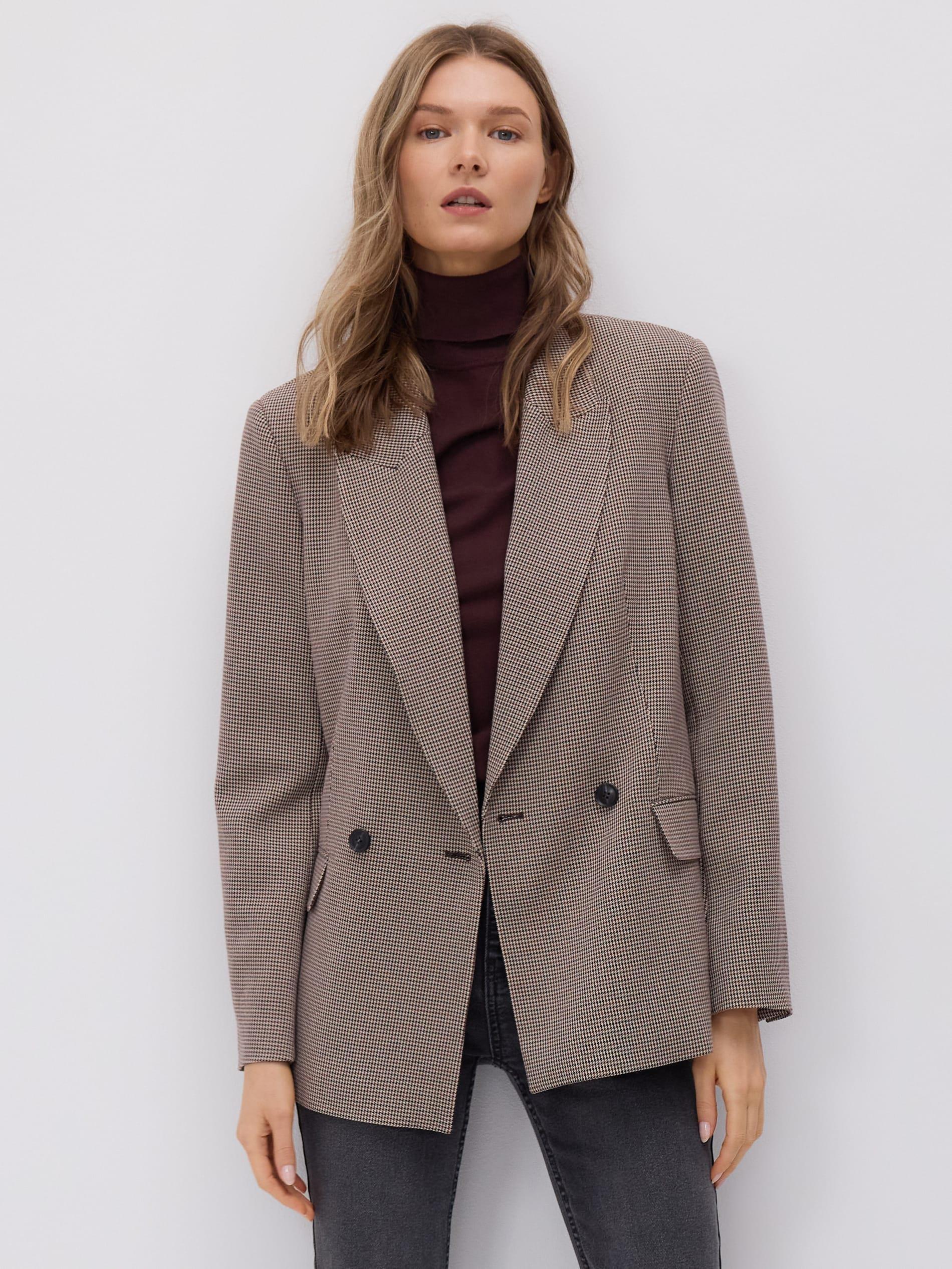 Multicolour Double-Breasted Jacket, Multicolor, large image number 1