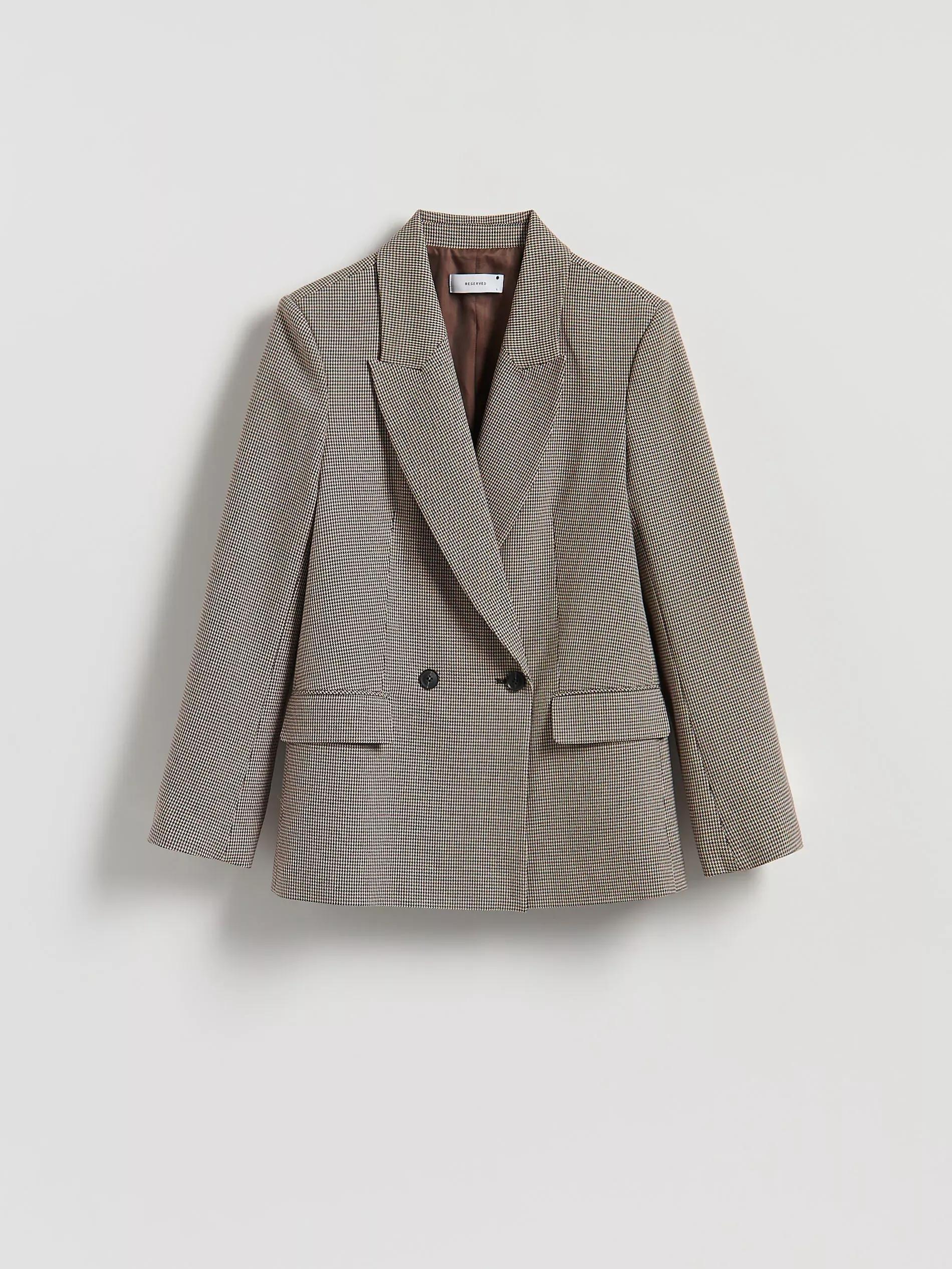 Multicolour Double-Breasted Jacket, Multicolor, large image number 4