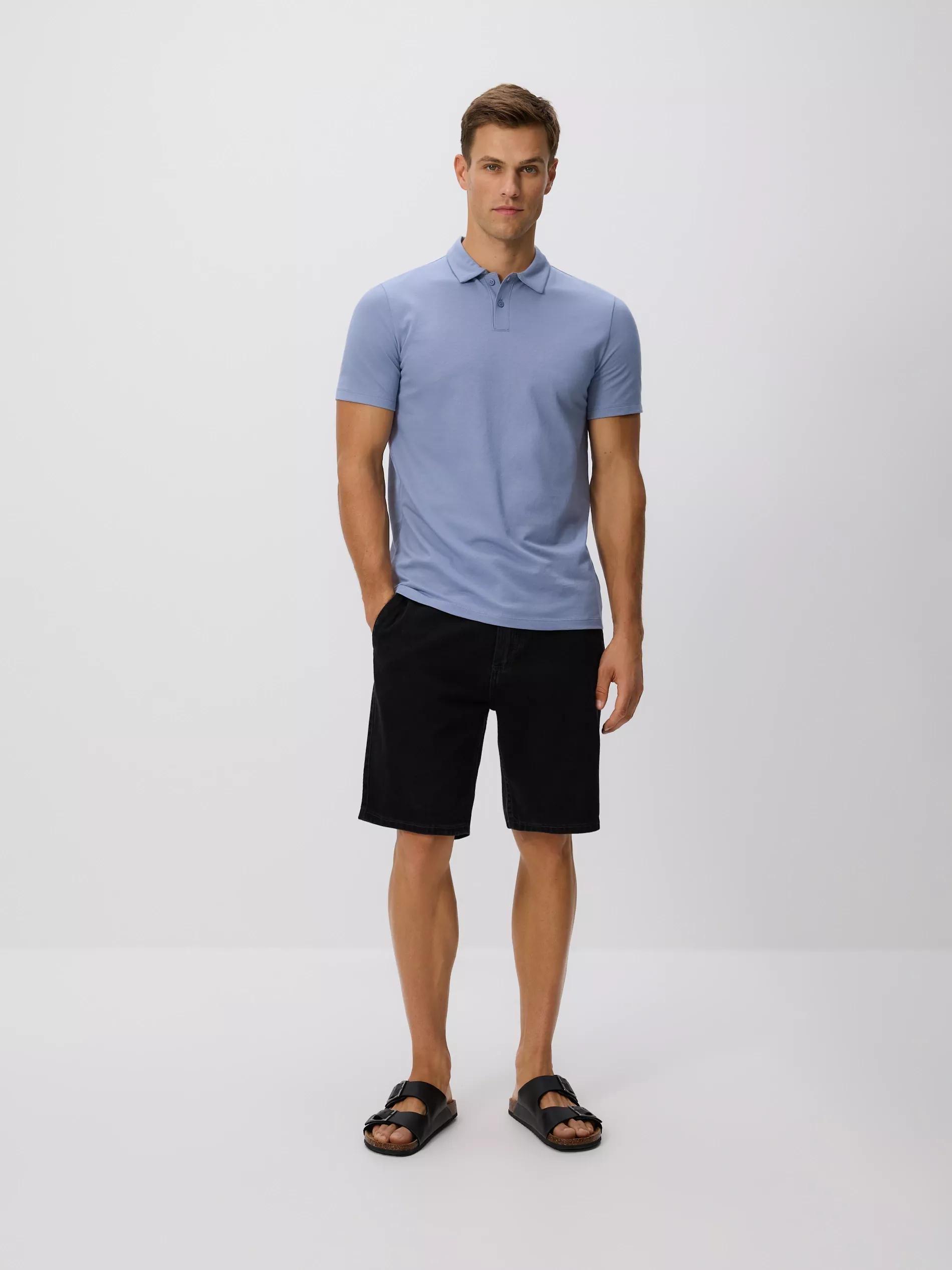 LIGHT GREY Regular fit polo shirt, , large image number 1