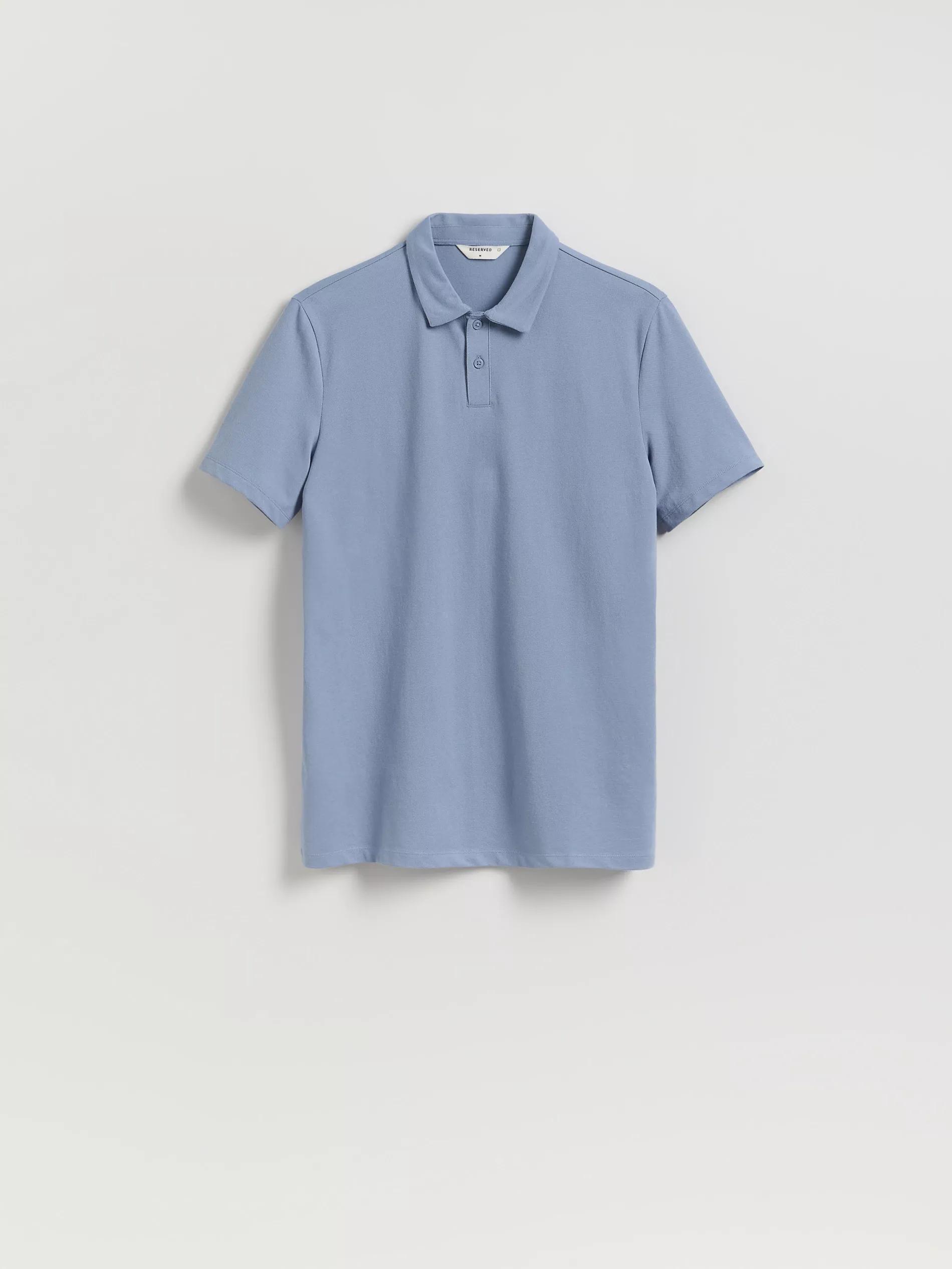 LIGHT GREY Regular fit polo shirt, , large image number 4