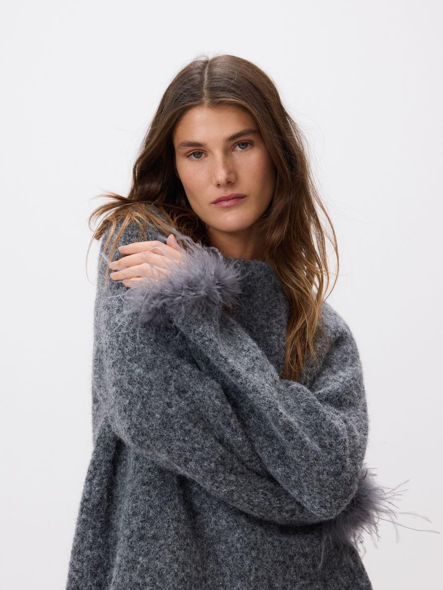 Grey Sweater, Grey, large image number 0