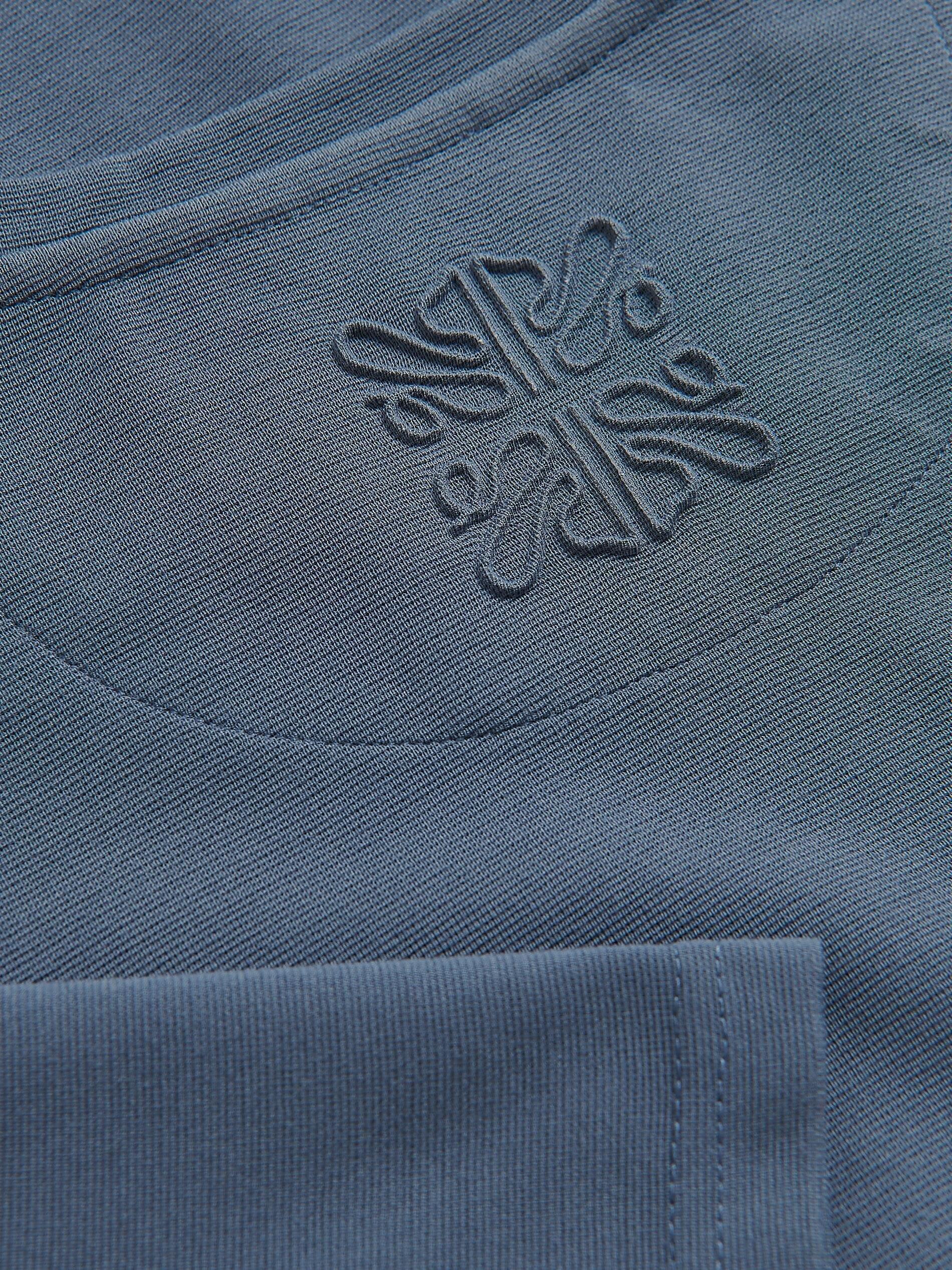 Blue Regular Fit T-Shirt With Appliqu&oslash;&pound;&Acirc;&copy;, Blue, large image number 4