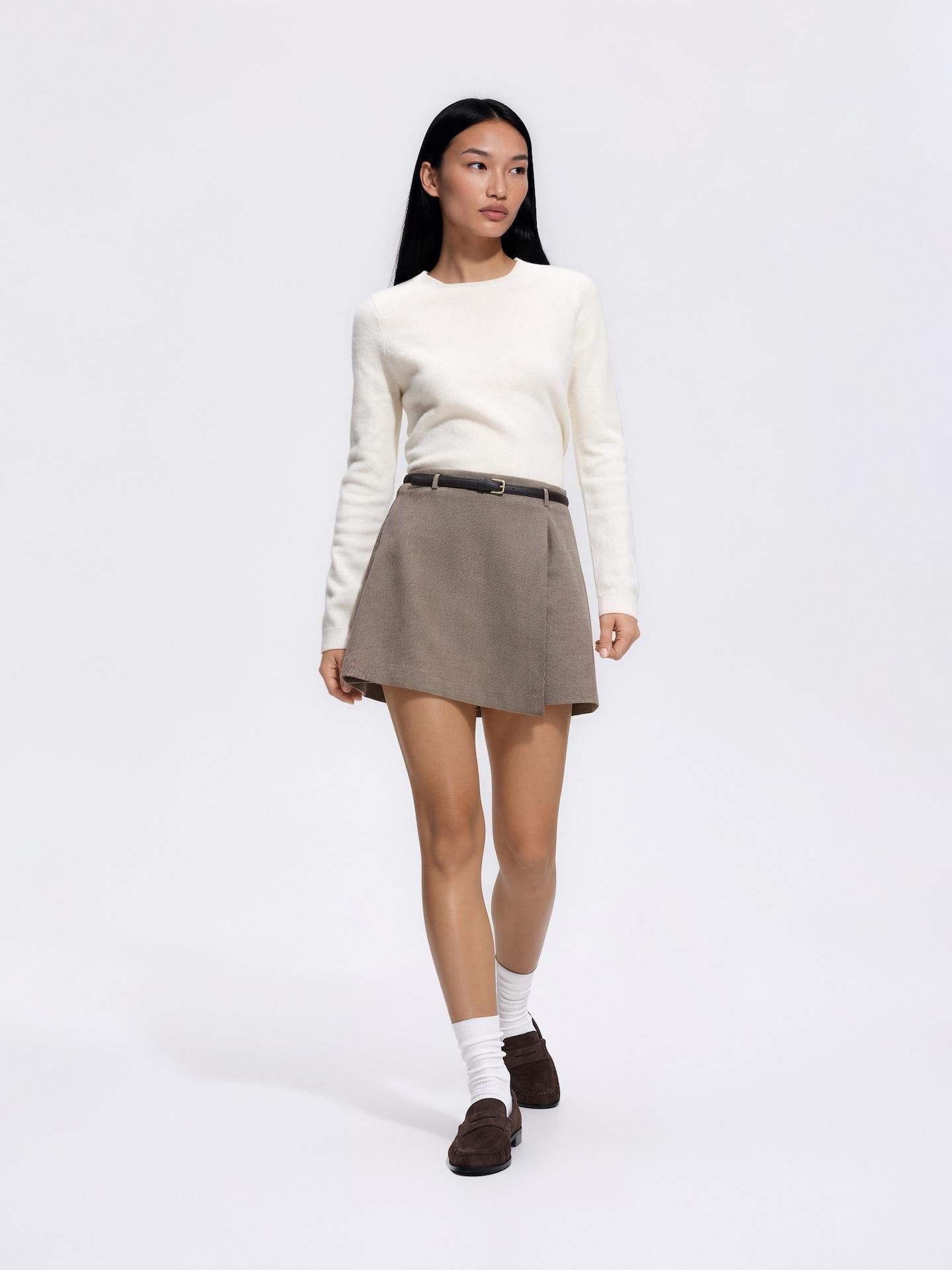 Multicolour Skort With Belt, Multicolor, medium