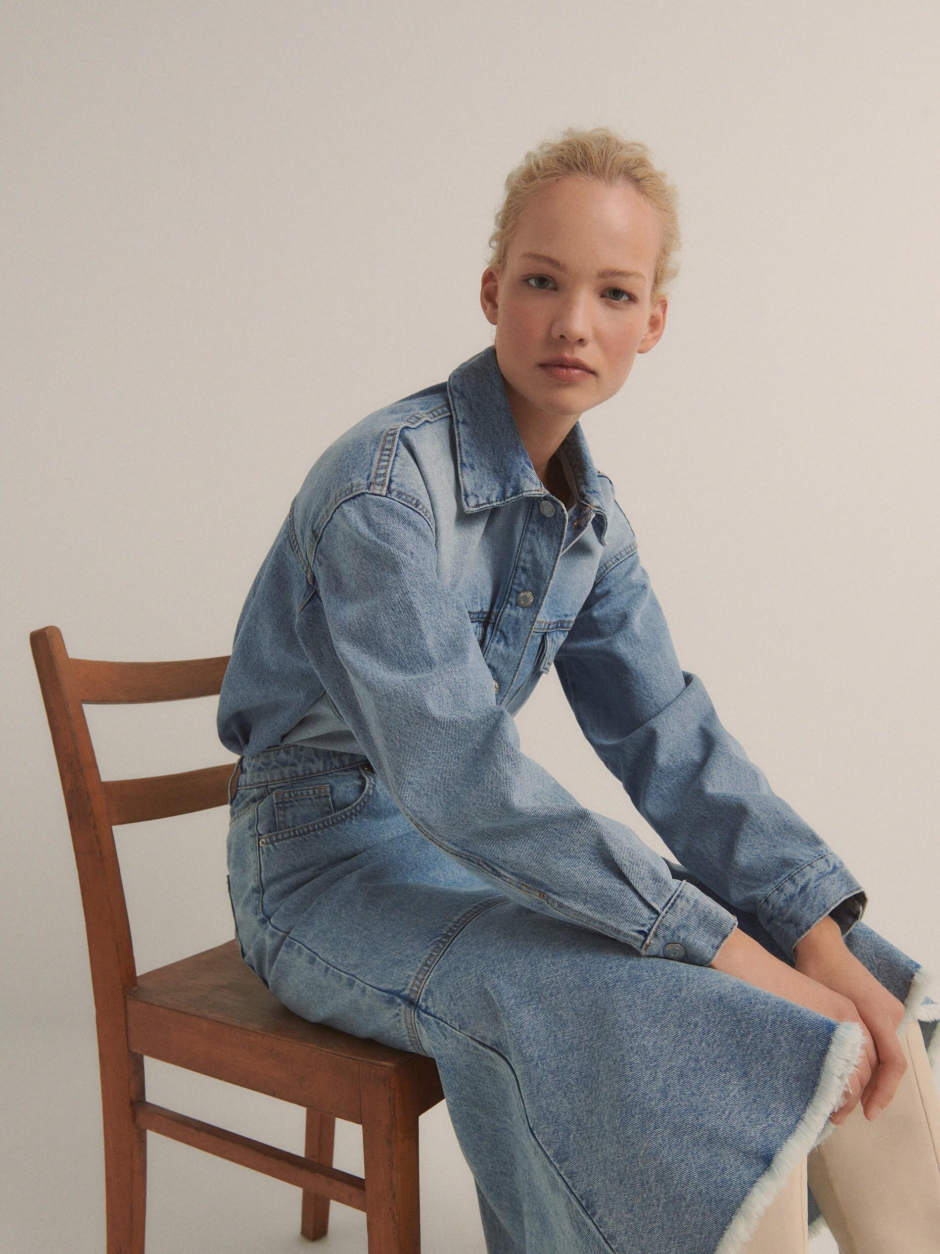 Blue Denim Shirt, , large image number 0