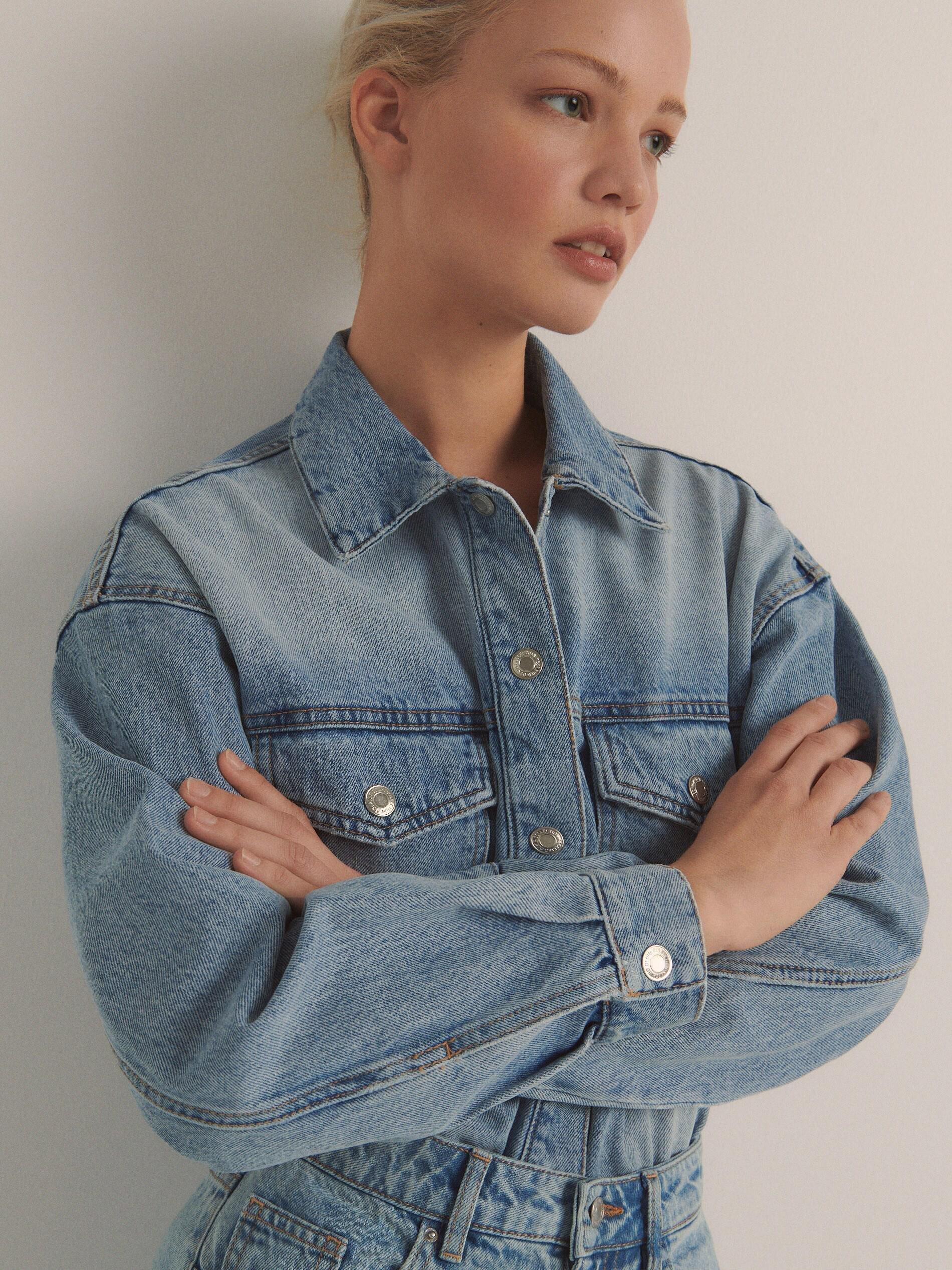 Blue Denim Shirt, , large image number 1