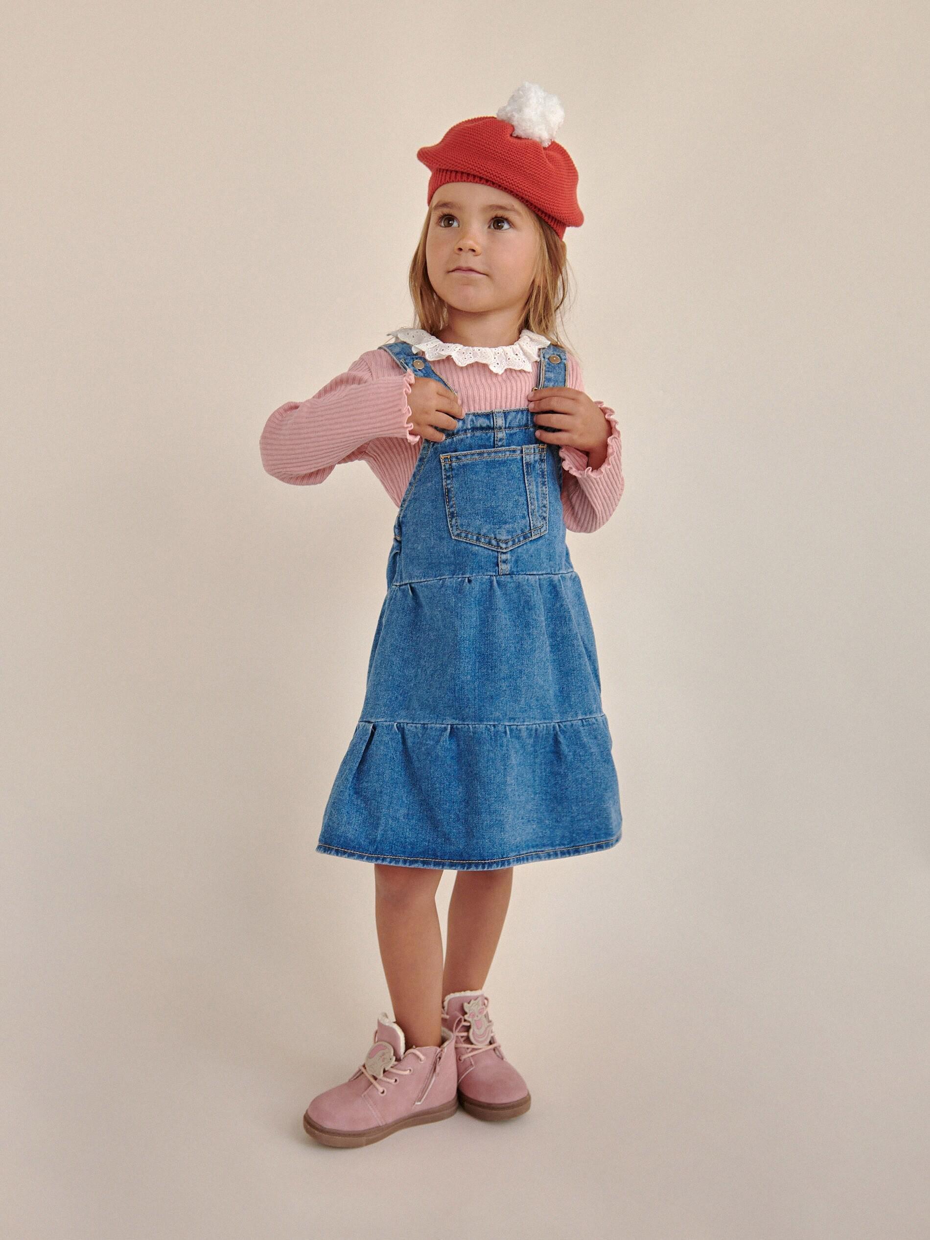 Pink Blouse With Decorative Collar, Kids Girls, , large image number 1